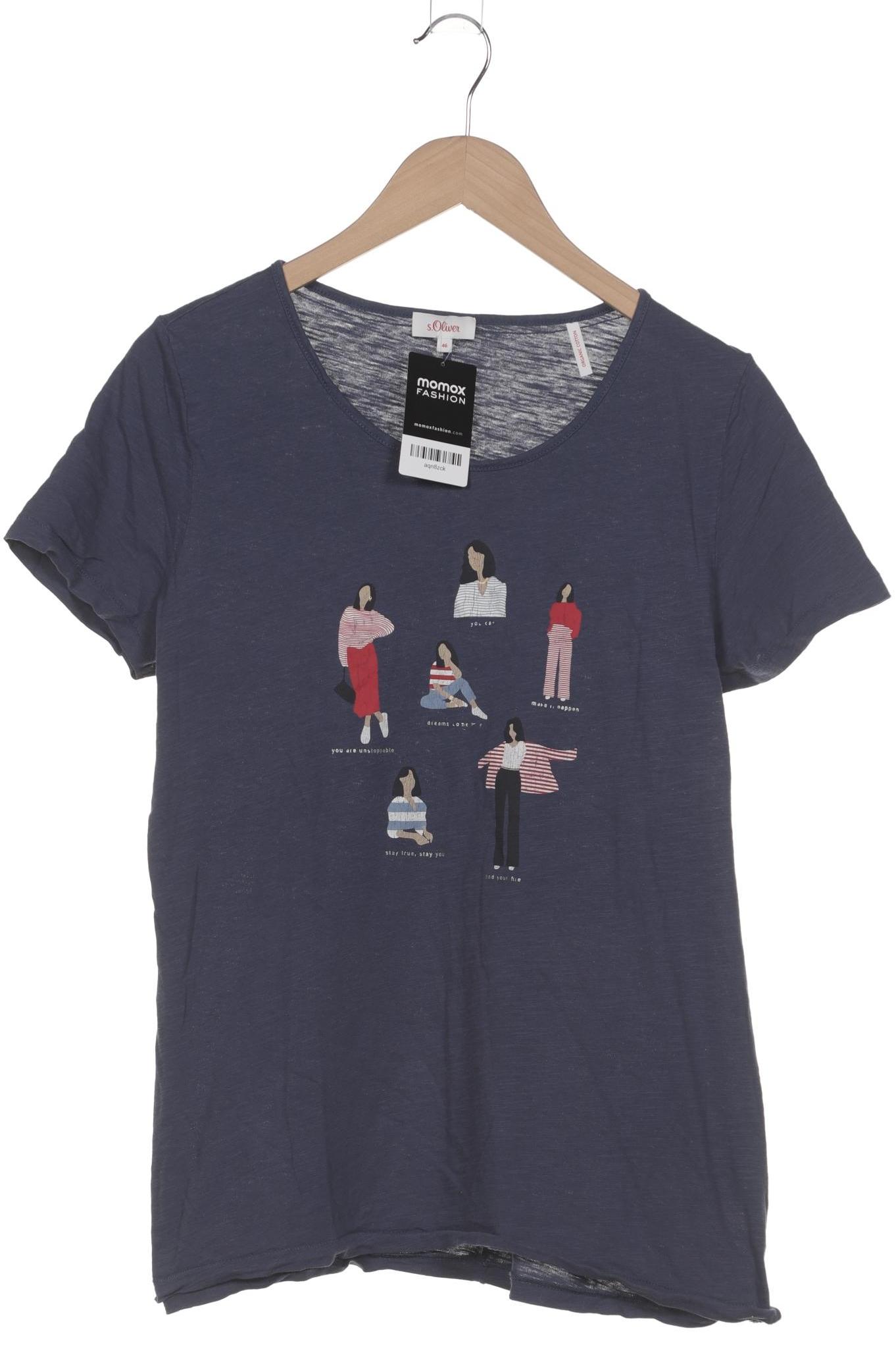 

s.Oliver Damen T-Shirt, marineblau, Gr. 46