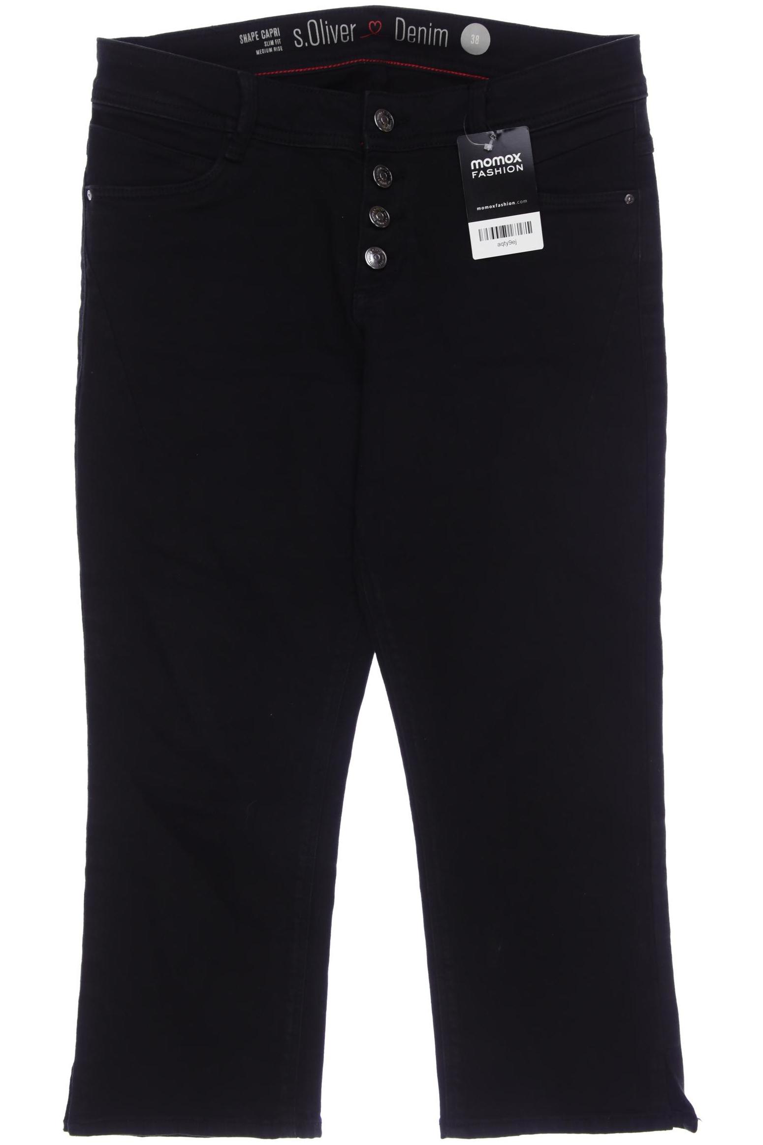 

s.Oliver Damen Jeans, schwarz, Gr. 38