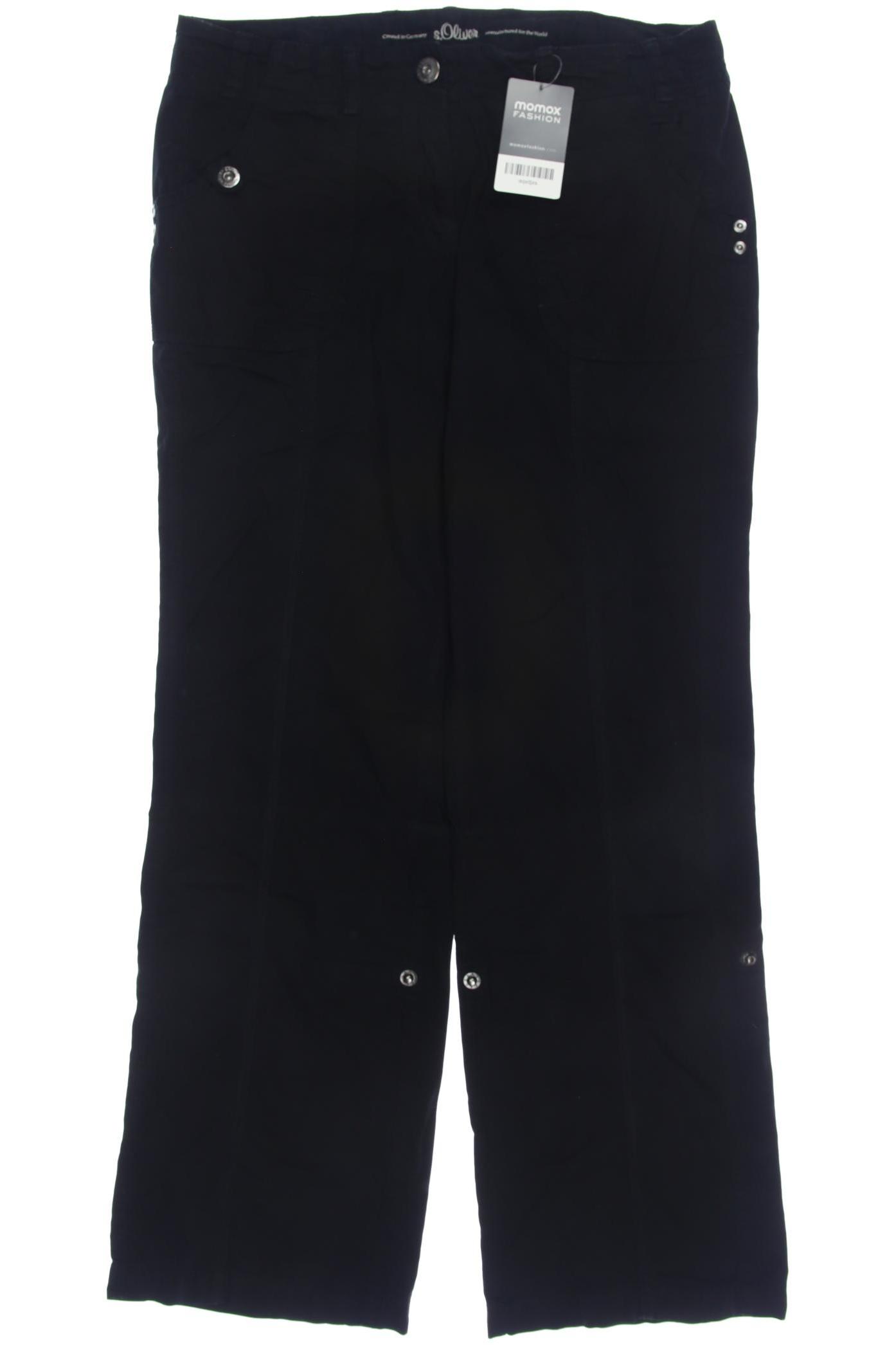 

s.Oliver Damen Stoffhose, schwarz, Gr. 40
