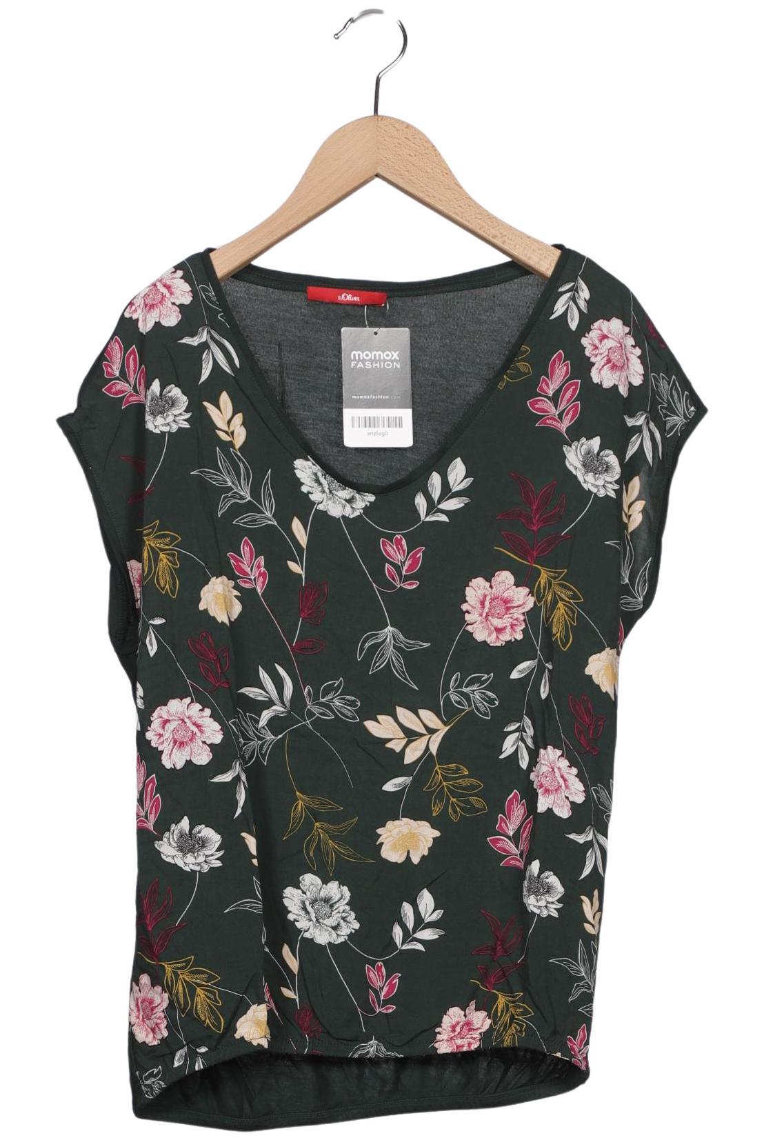 

s.Oliver Damen T-Shirt, grün, Gr. 34