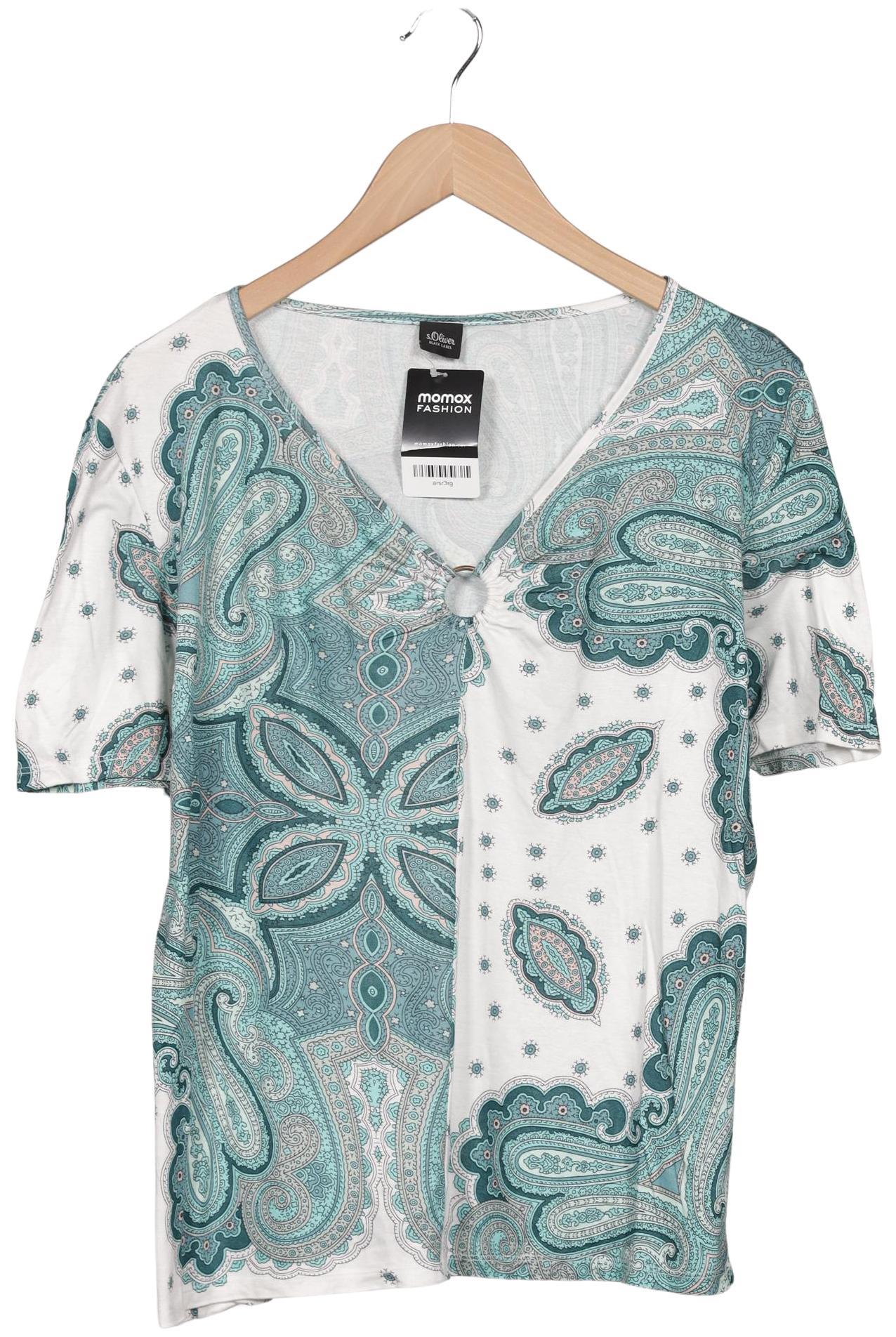 

s.Oliver Damen T-Shirt, türkis, Gr. 42