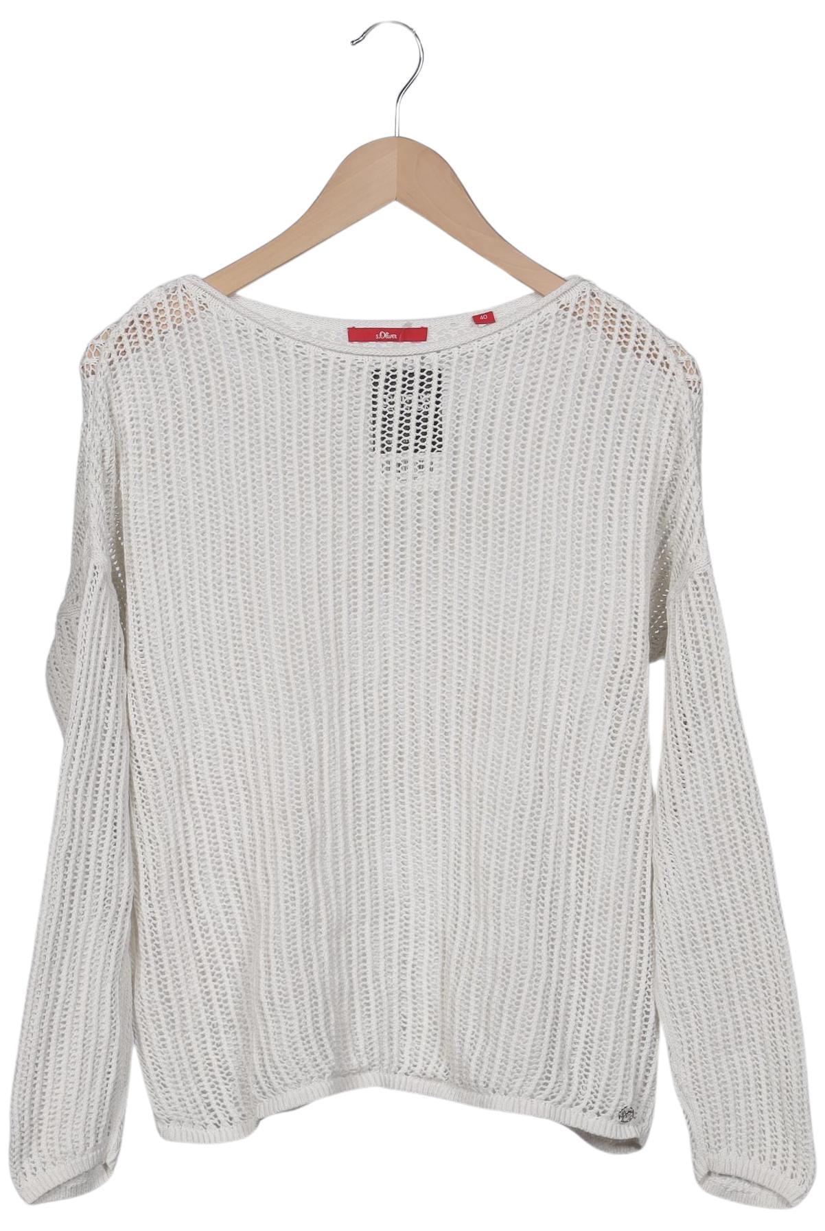 

s.Oliver Damen Pullover, cremeweiß, Gr. 40
