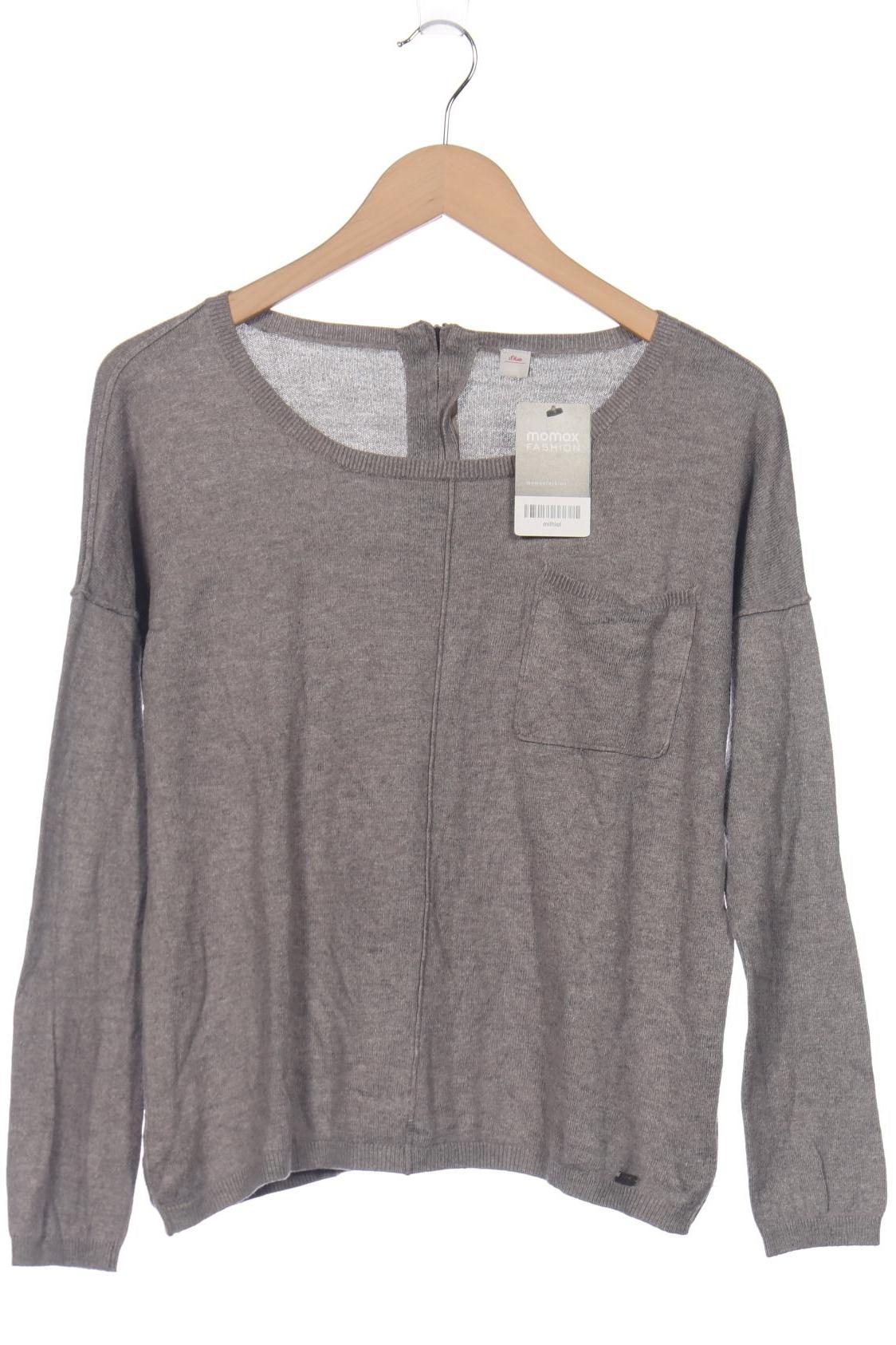 

s.Oliver Damen Pullover, grau, Gr. 38