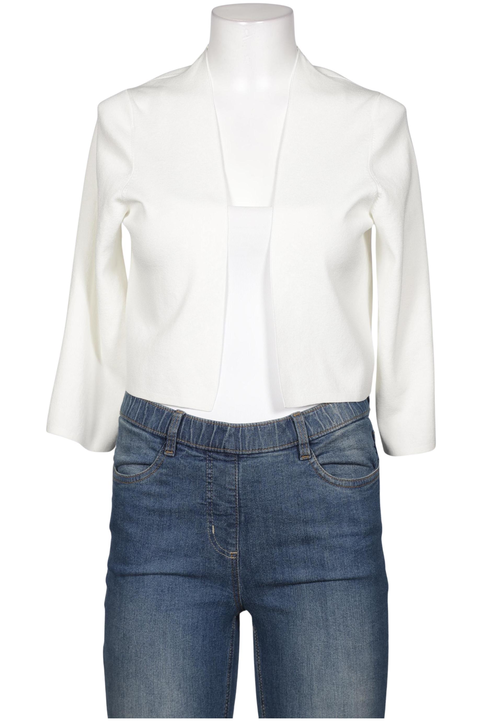 

s.Oliver Damen Strickjacke, weiß, Gr. 38