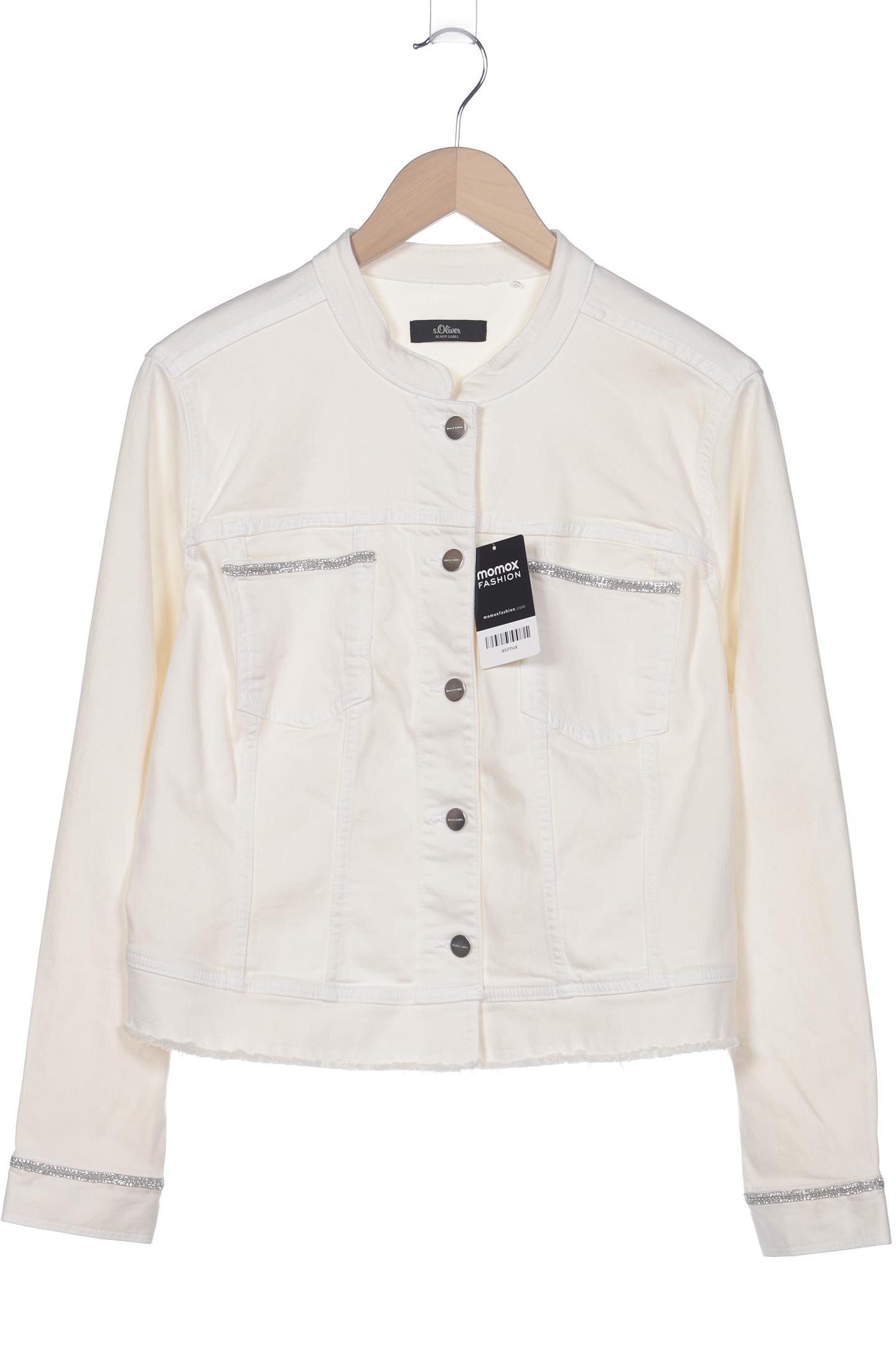 

s.Oliver Damen Jacke, cremeweiß, Gr. 44