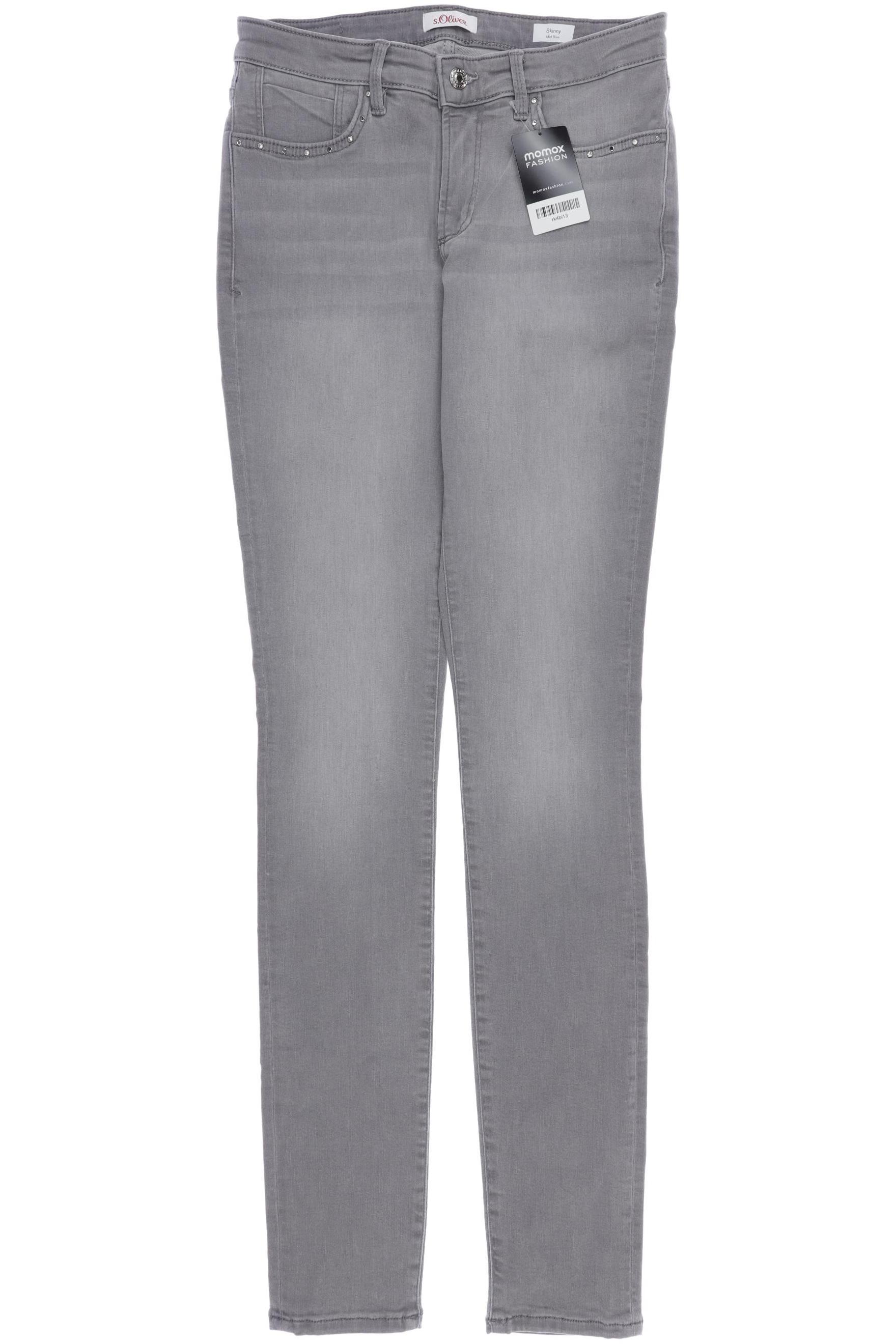 

s.Oliver Damen Jeans, grau, Gr. 38