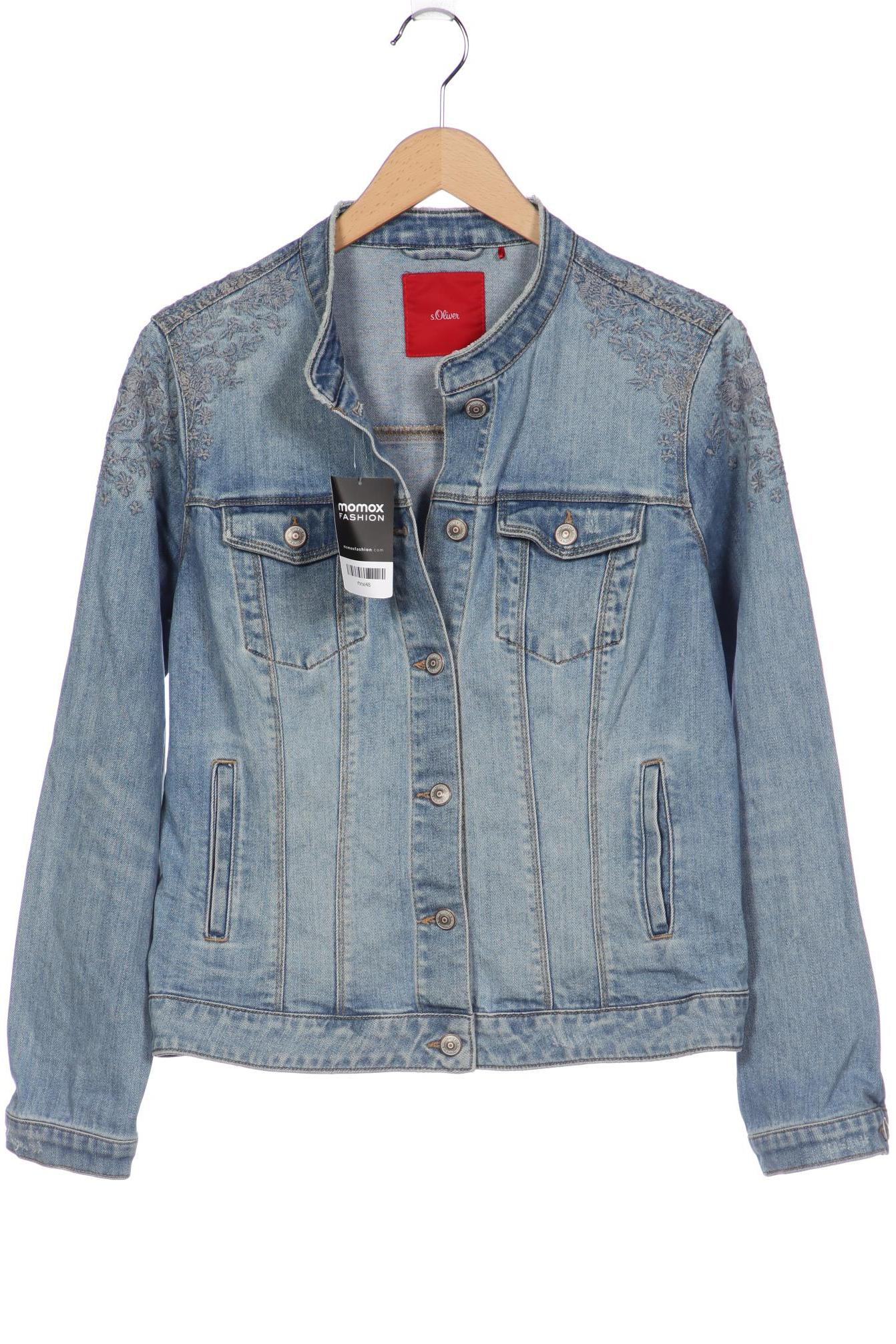 

s.Oliver Damen Jacke, blau, Gr. 42