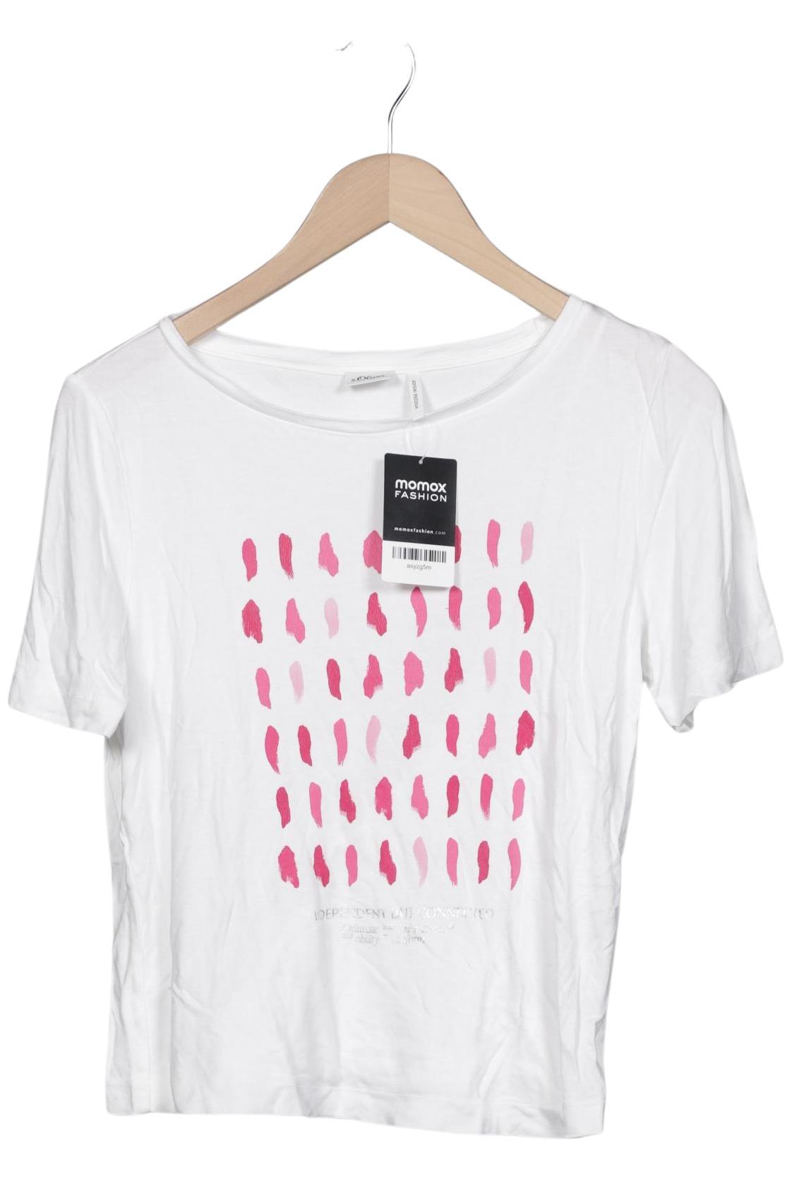 

s.Oliver Damen T-Shirt, weiß, Gr. 34