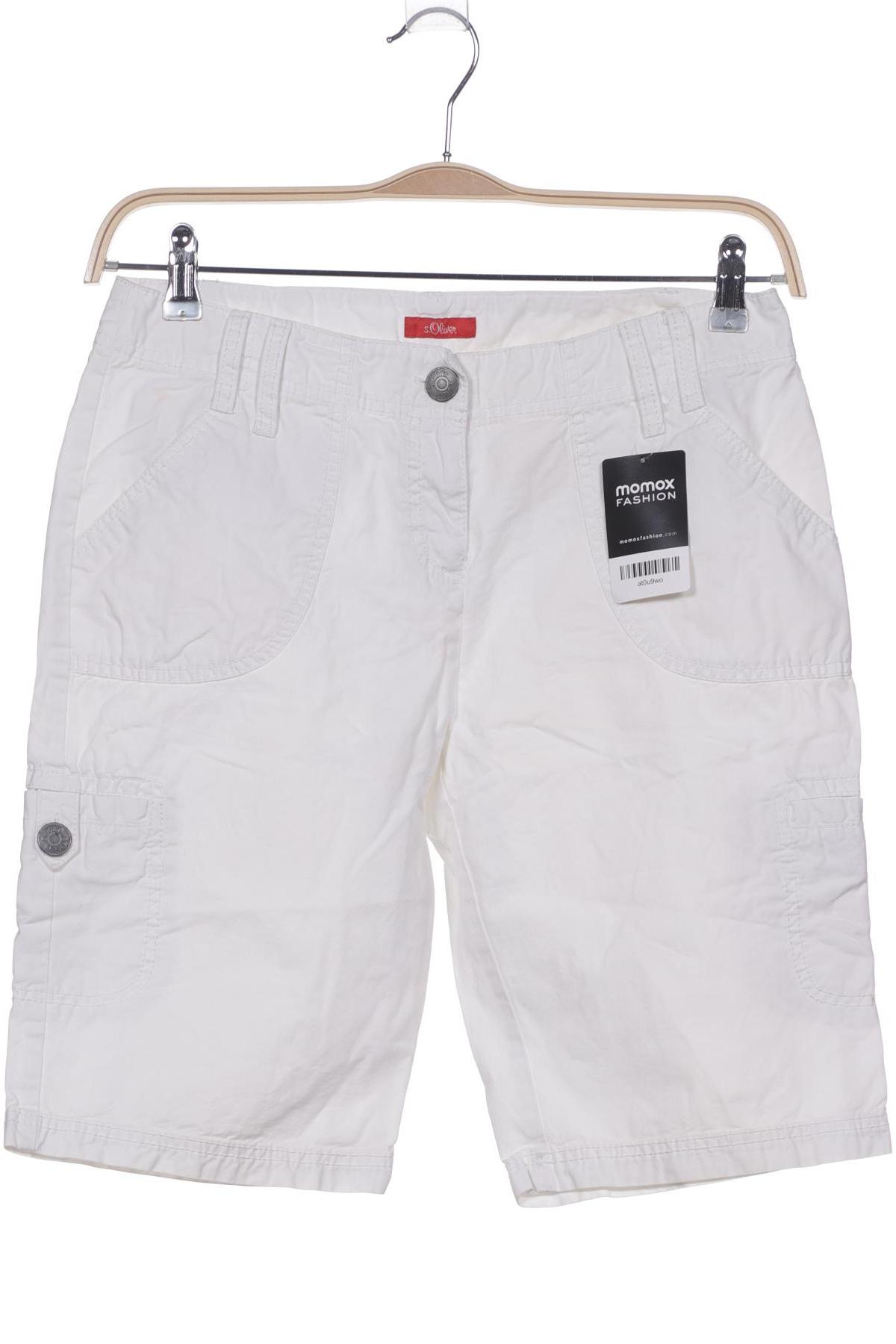 

s.Oliver Damen Shorts, weiß, Gr. 38