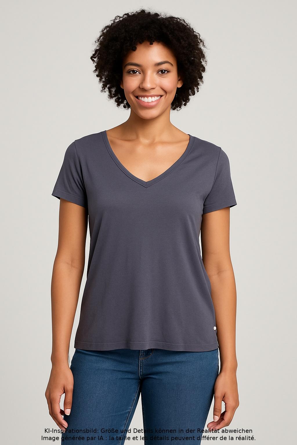 

s.Oliver Damen T-Shirt, grau, Gr. 36