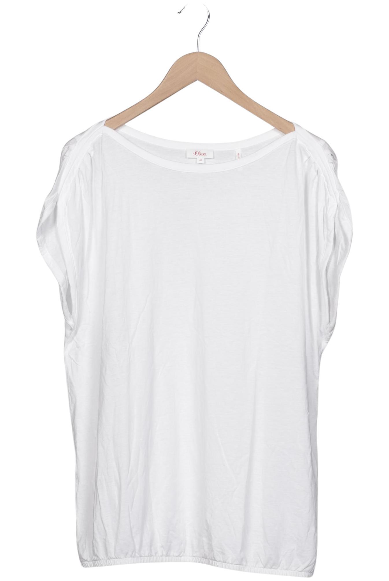 

s.Oliver Damen T-Shirt, weiß, Gr. 42