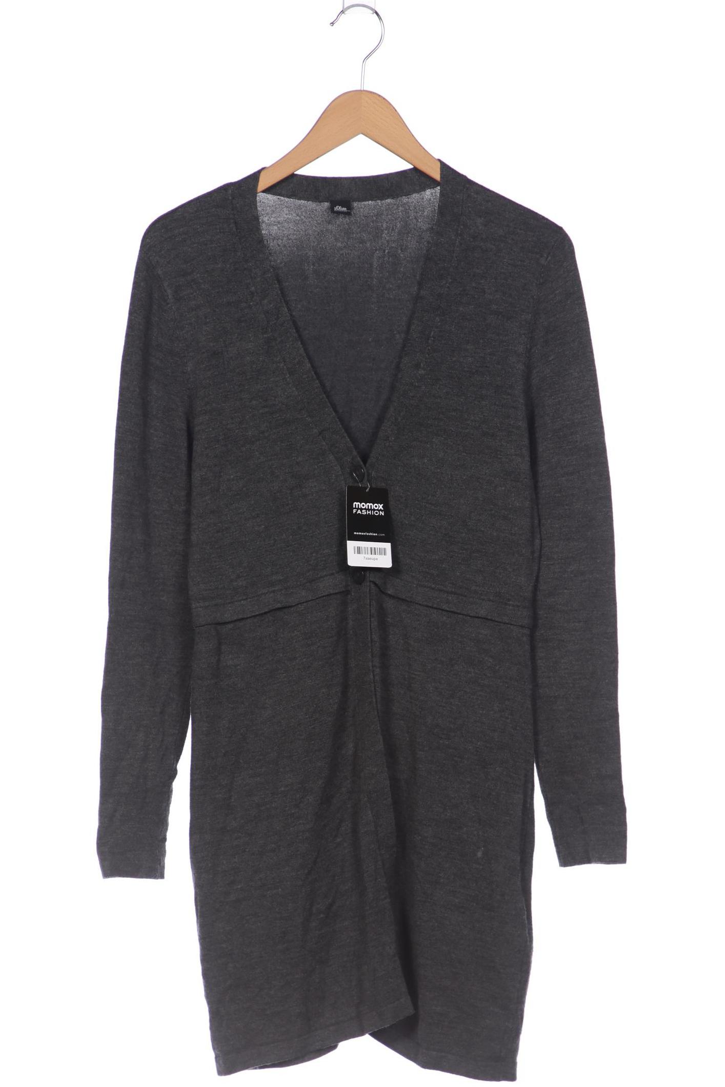 

s.Oliver Damen Strickjacke, grau, Gr. 40