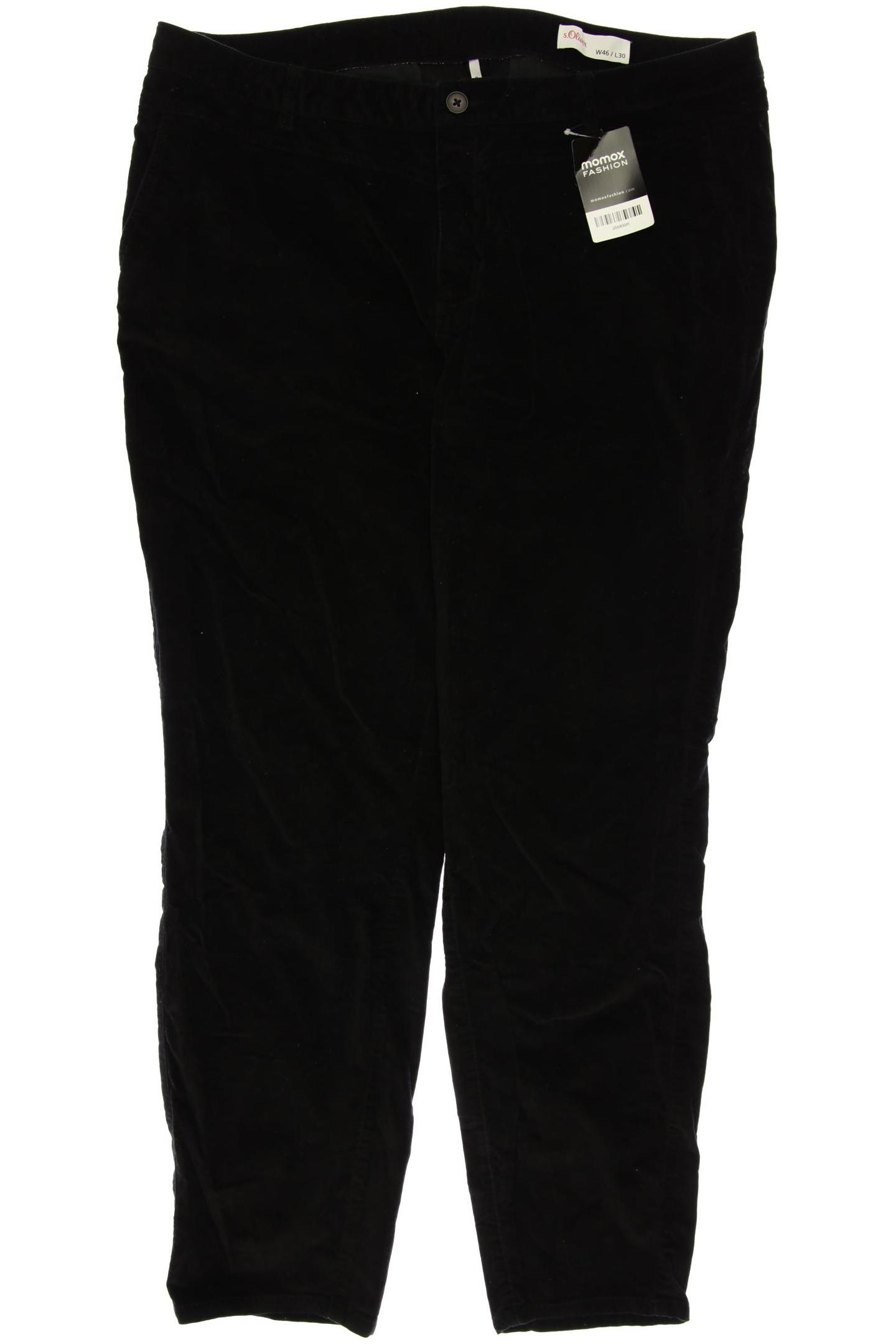 

s.Oliver Damen Stoffhose, schwarz, Gr. 46