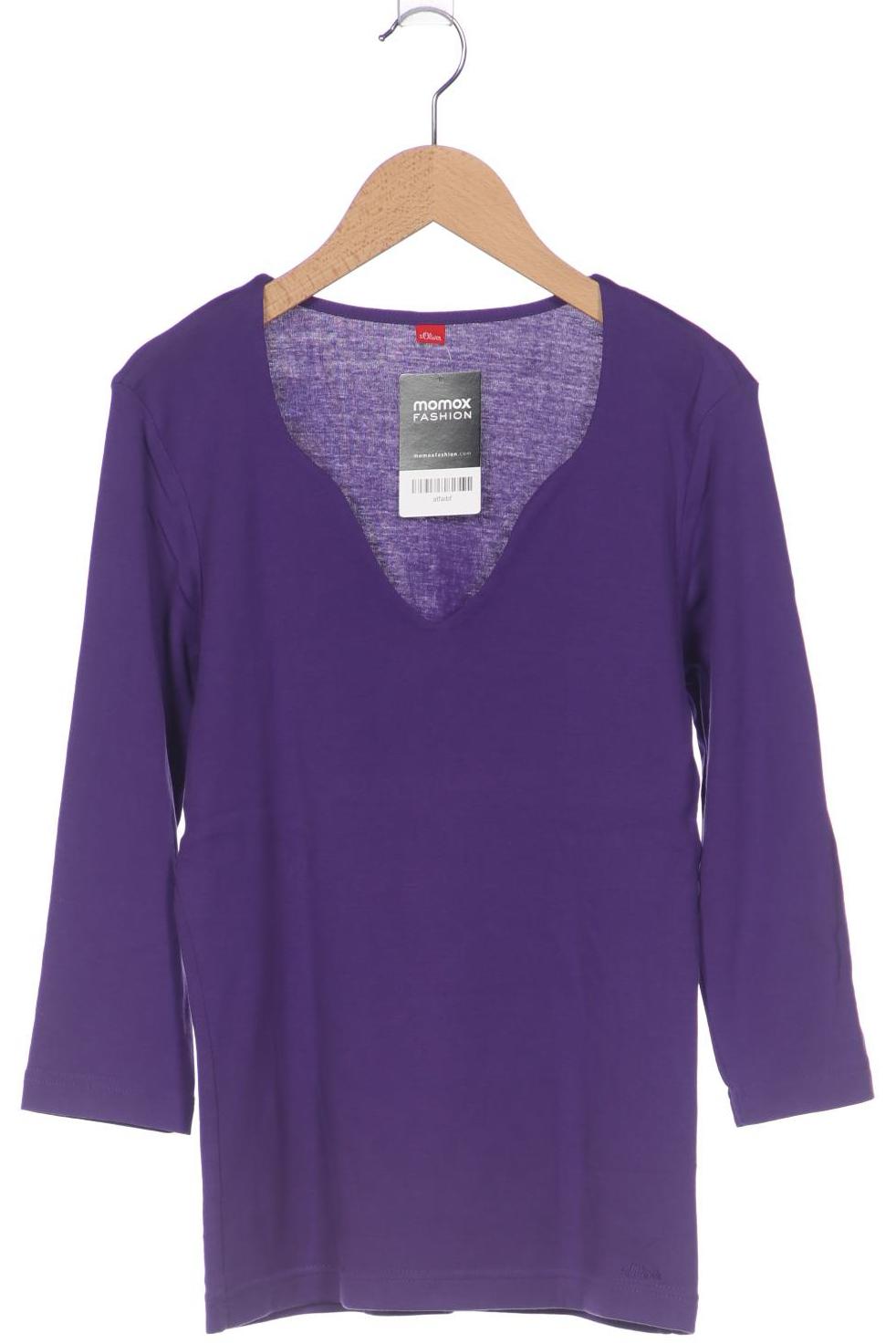 

s.Oliver Damen Langarmshirt, flieder, Gr. 38