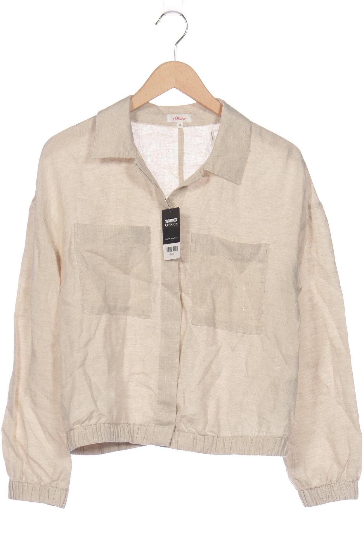 

s.Oliver Damen Jacke, beige, Gr. 38