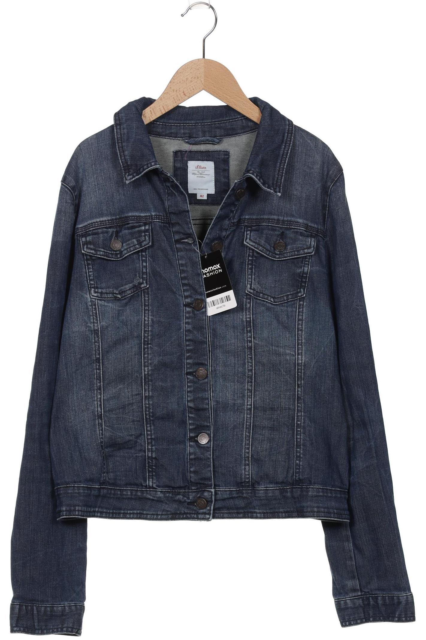 

s.Oliver Damen Jacke, blau, Gr. 42