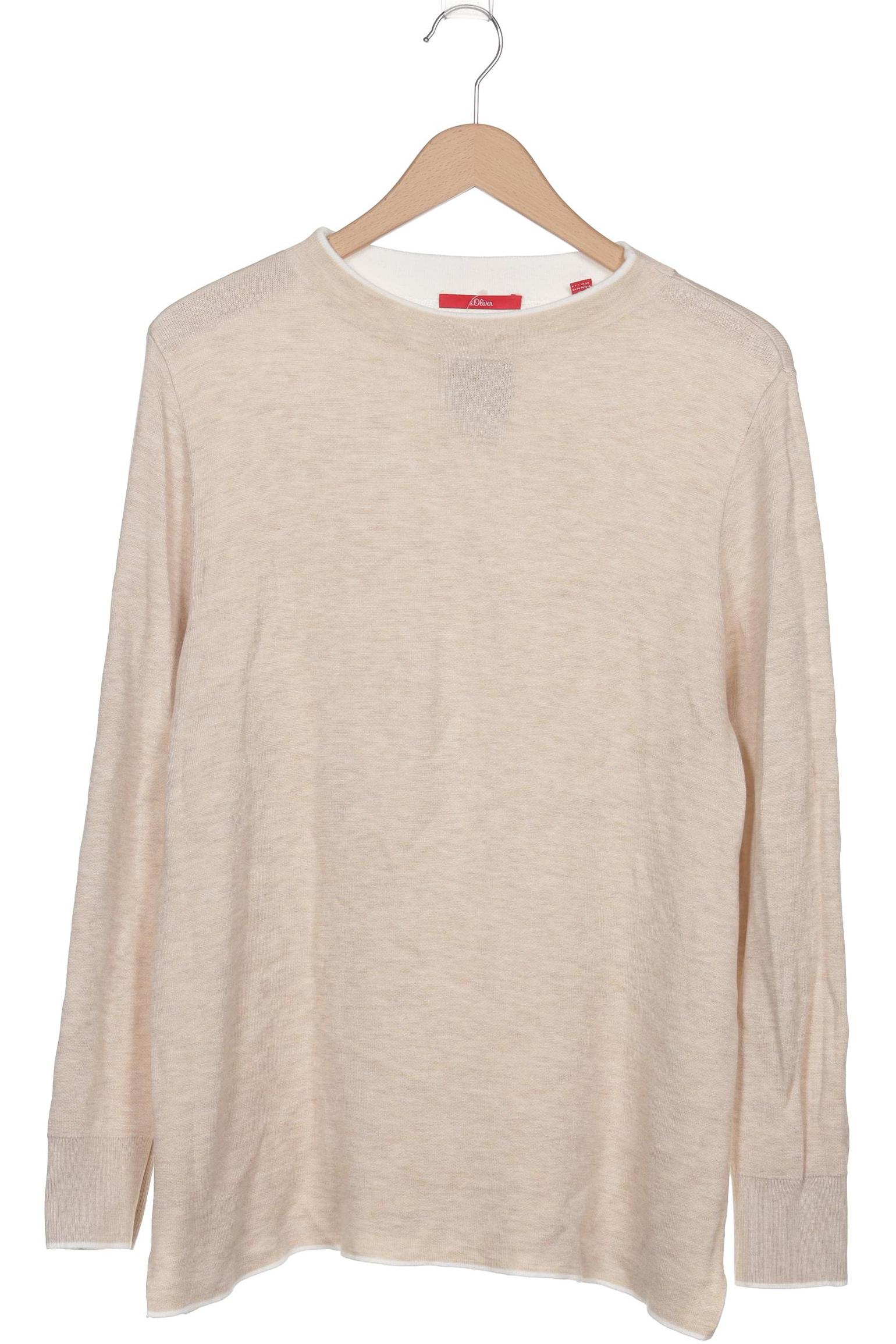

s.Oliver Damen Pullover, beige, Gr. 44