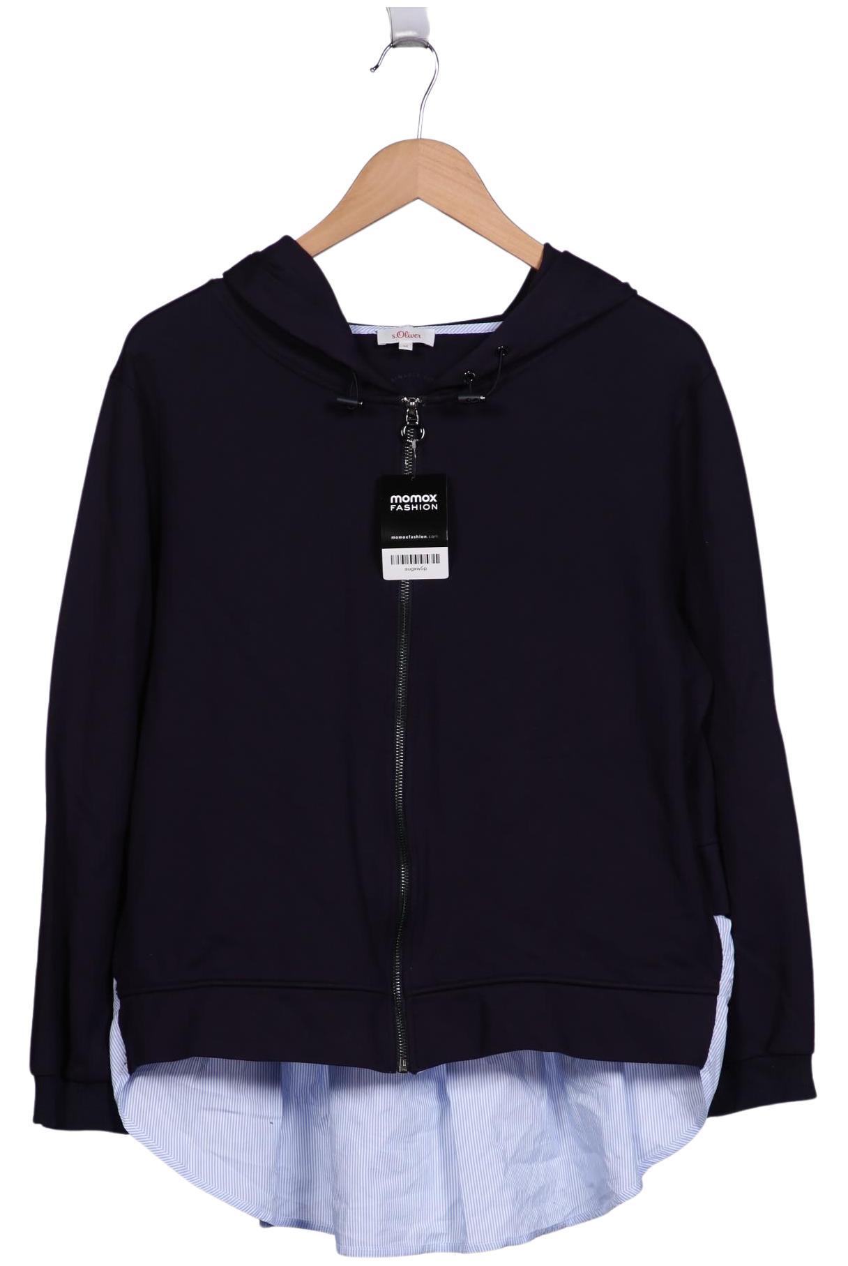 

s.Oliver Damen Kapuzenpullover, marineblau, Gr. 42