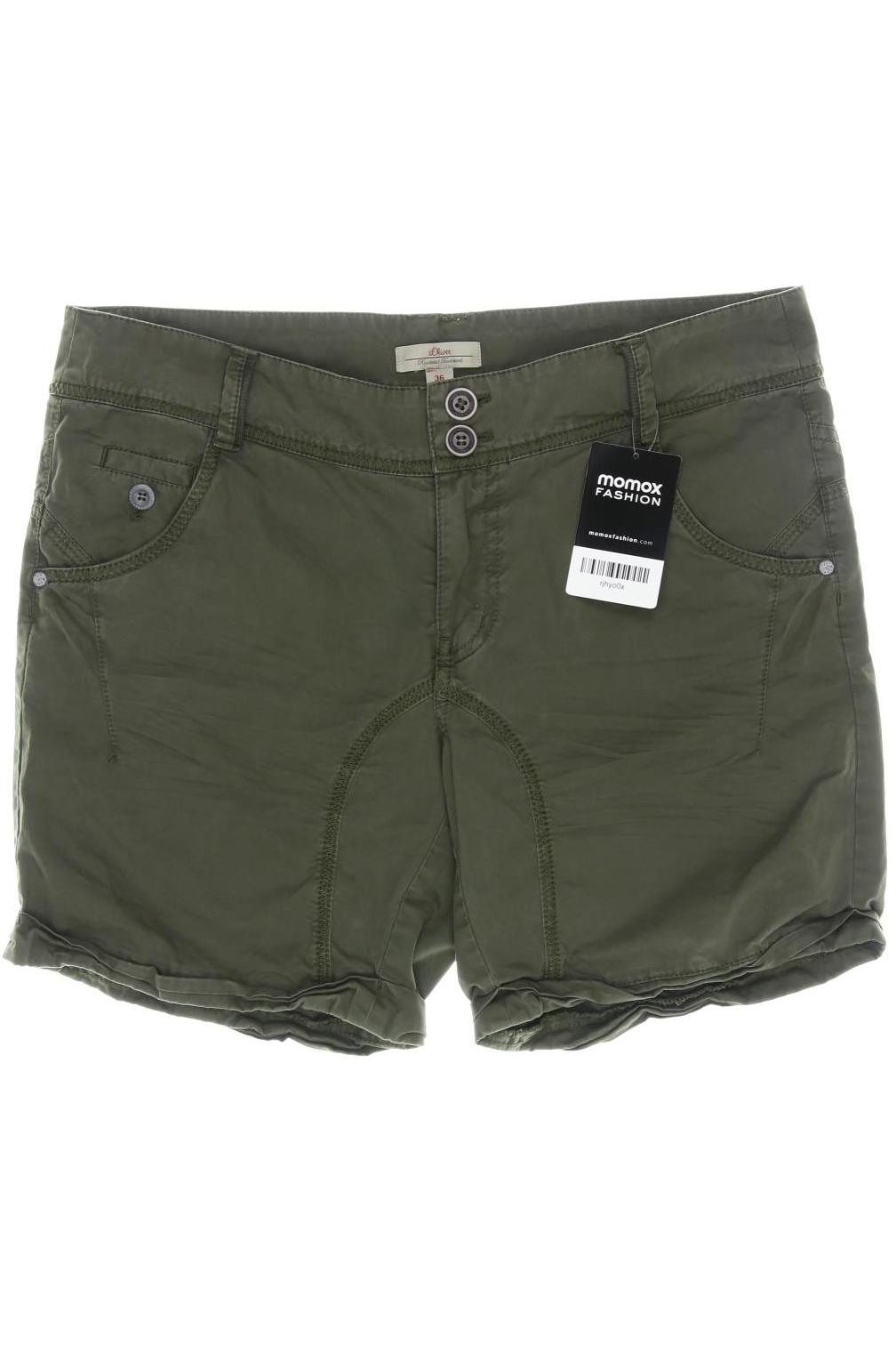 

s.Oliver Damen Shorts, grün, Gr. 36