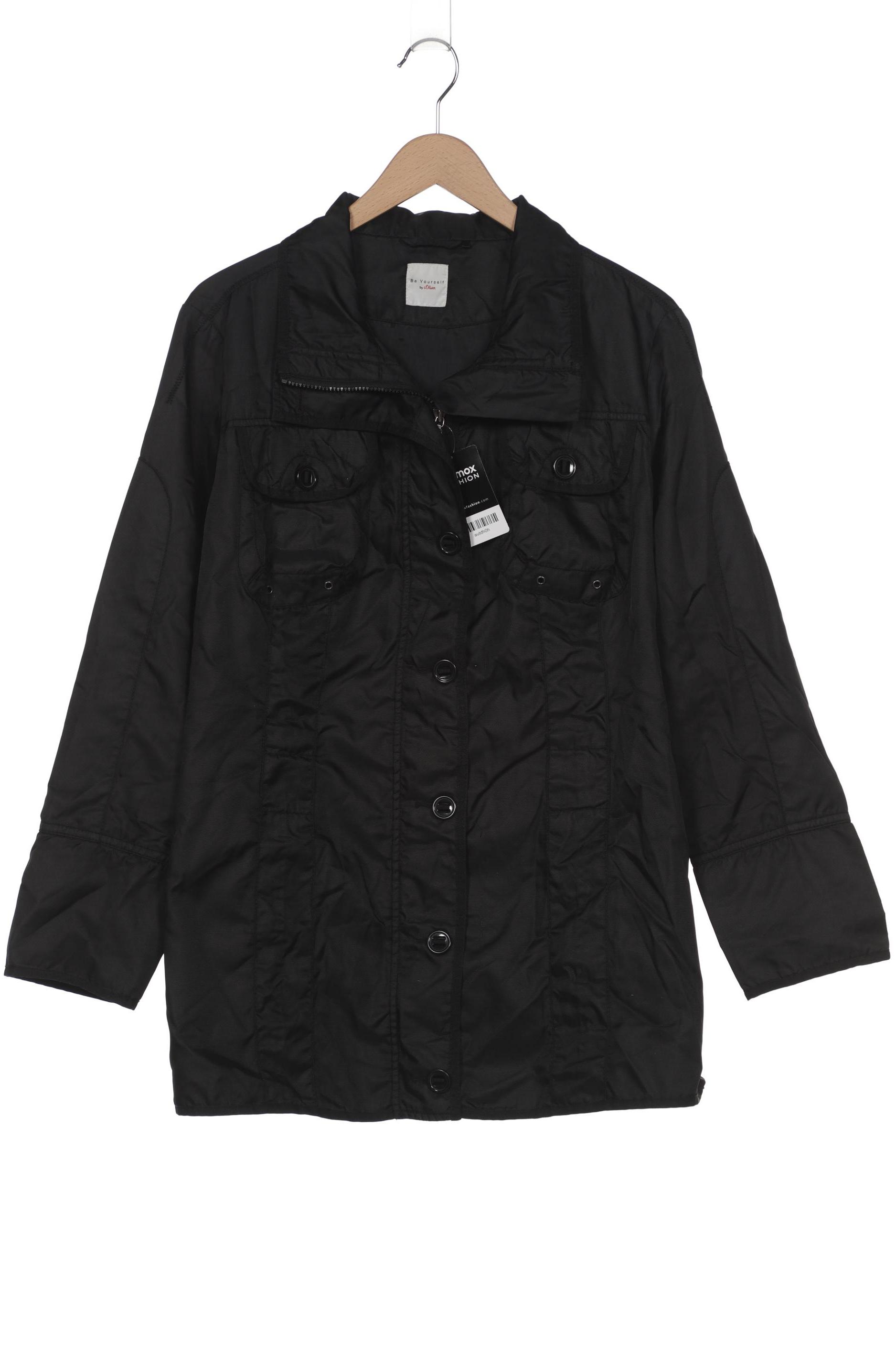 

s.Oliver Damen Jacke, schwarz, Gr. 46