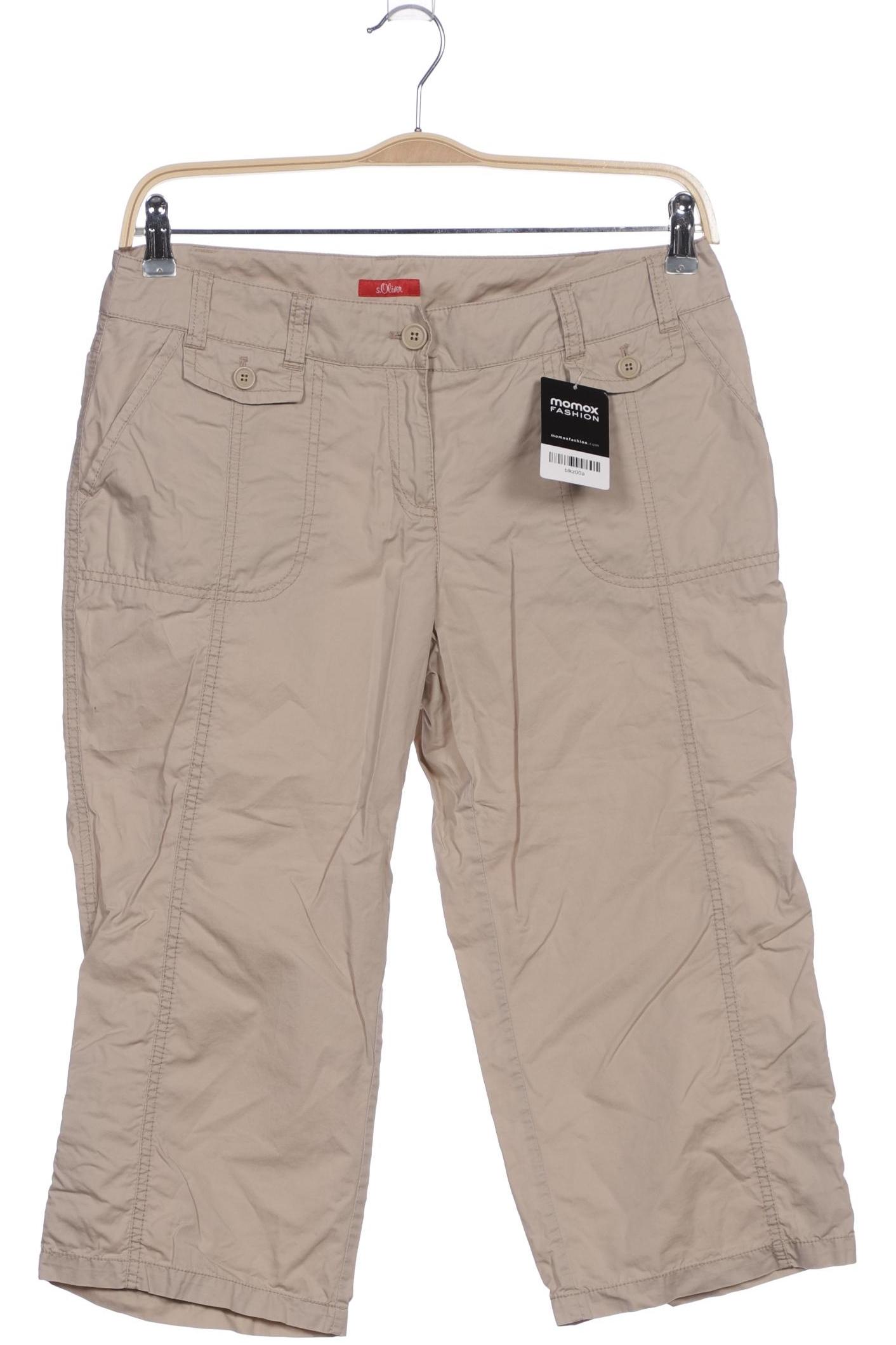 

s.Oliver Damen Stoffhose, beige, Gr. 40