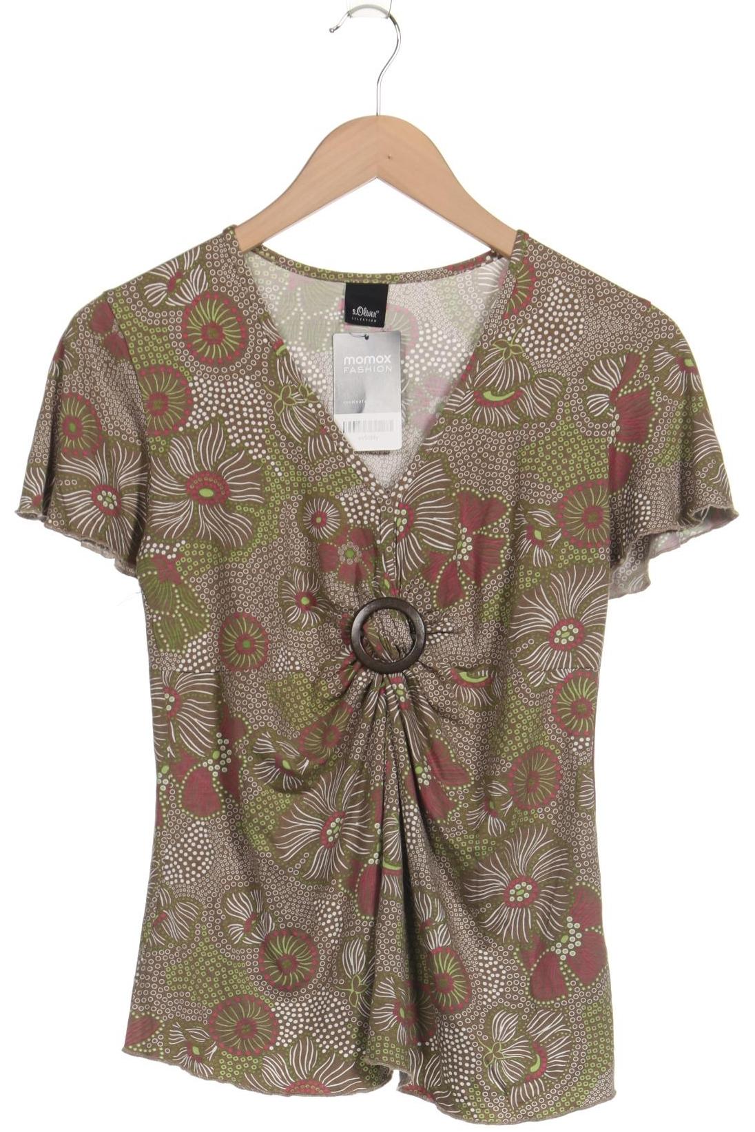 

s.Oliver Damen T-Shirt, braun, Gr. 36