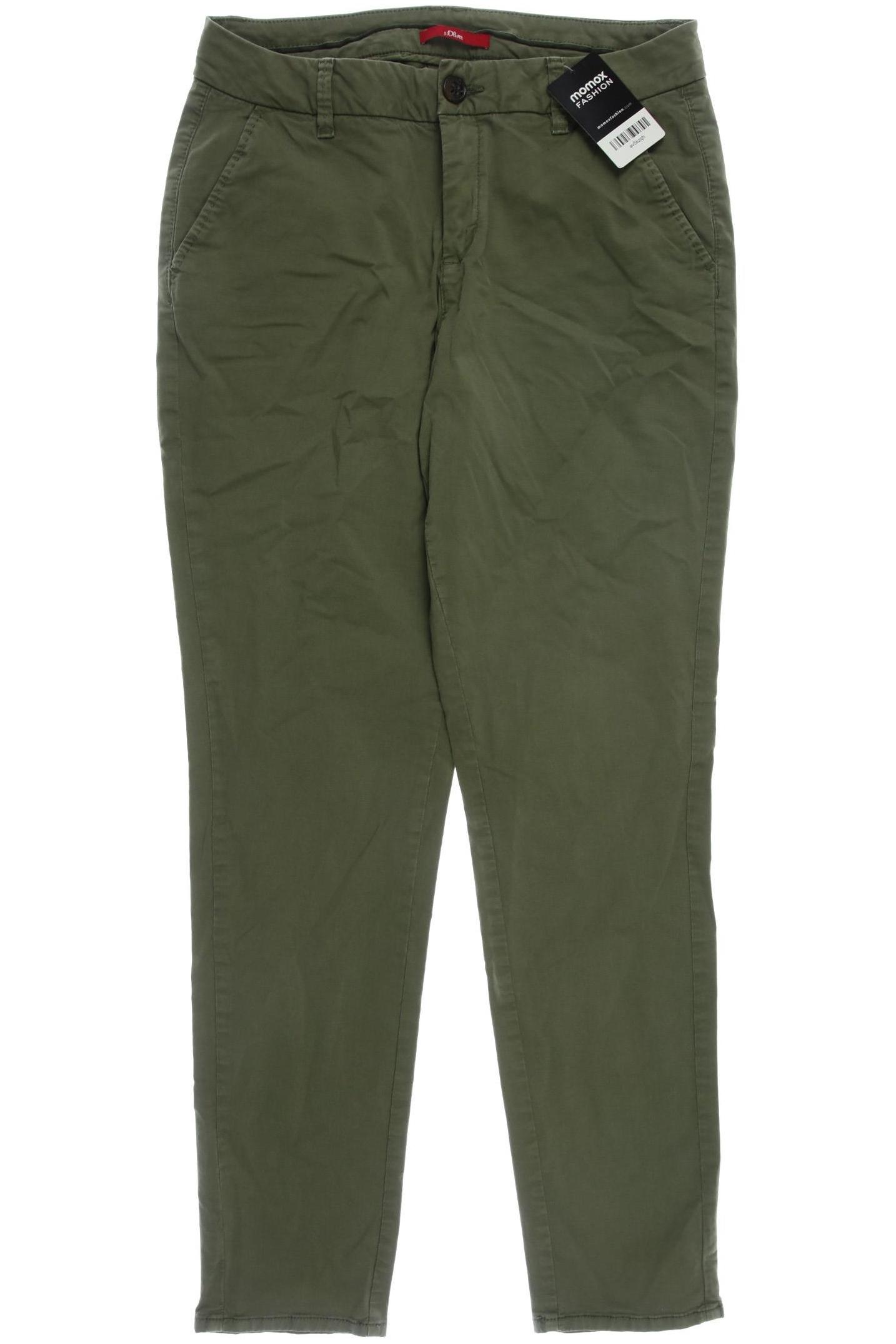 

s.Oliver Damen Stoffhose, grün, Gr. 38