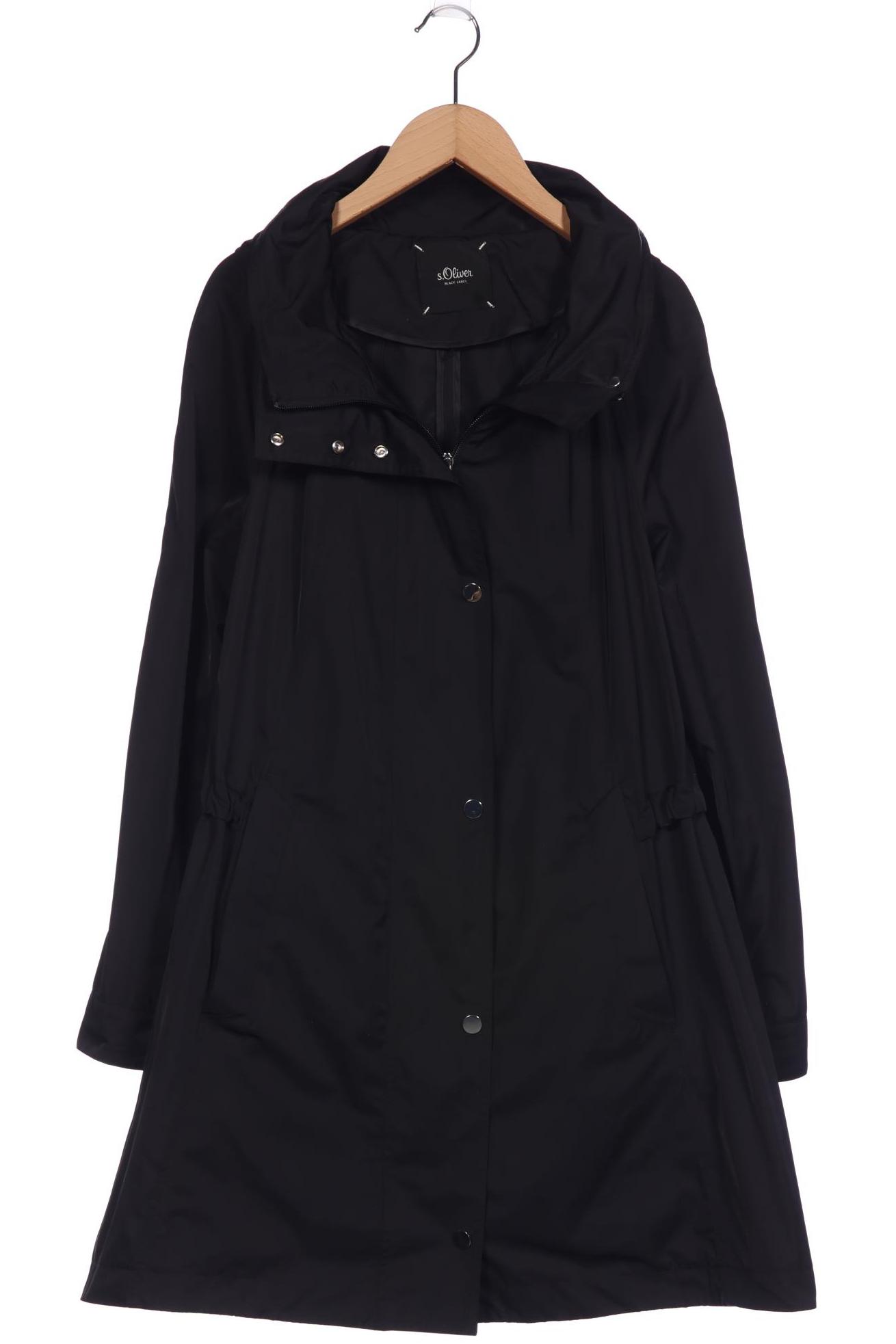 

s.Oliver Damen Mantel, schwarz