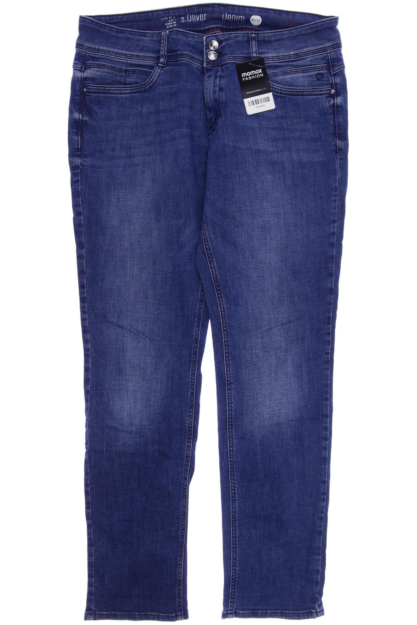 

s.Oliver Damen Jeans, blau