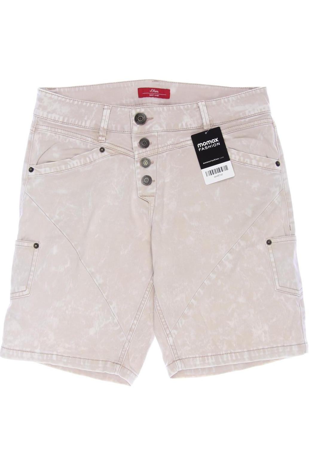 

s.Oliver Damen Shorts, beige, Gr. 36