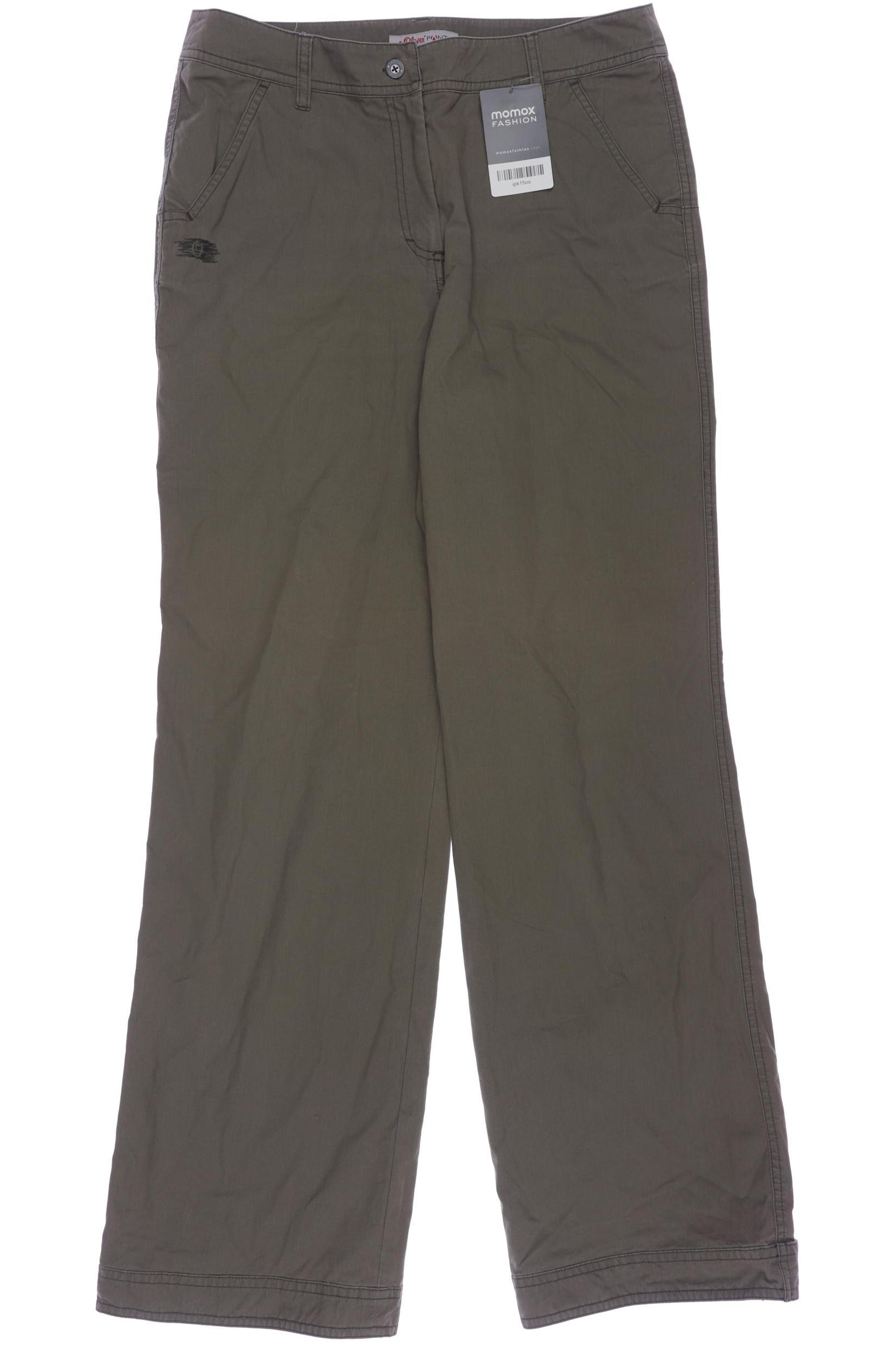

s.Oliver Damen Stoffhose, grün, Gr. 36