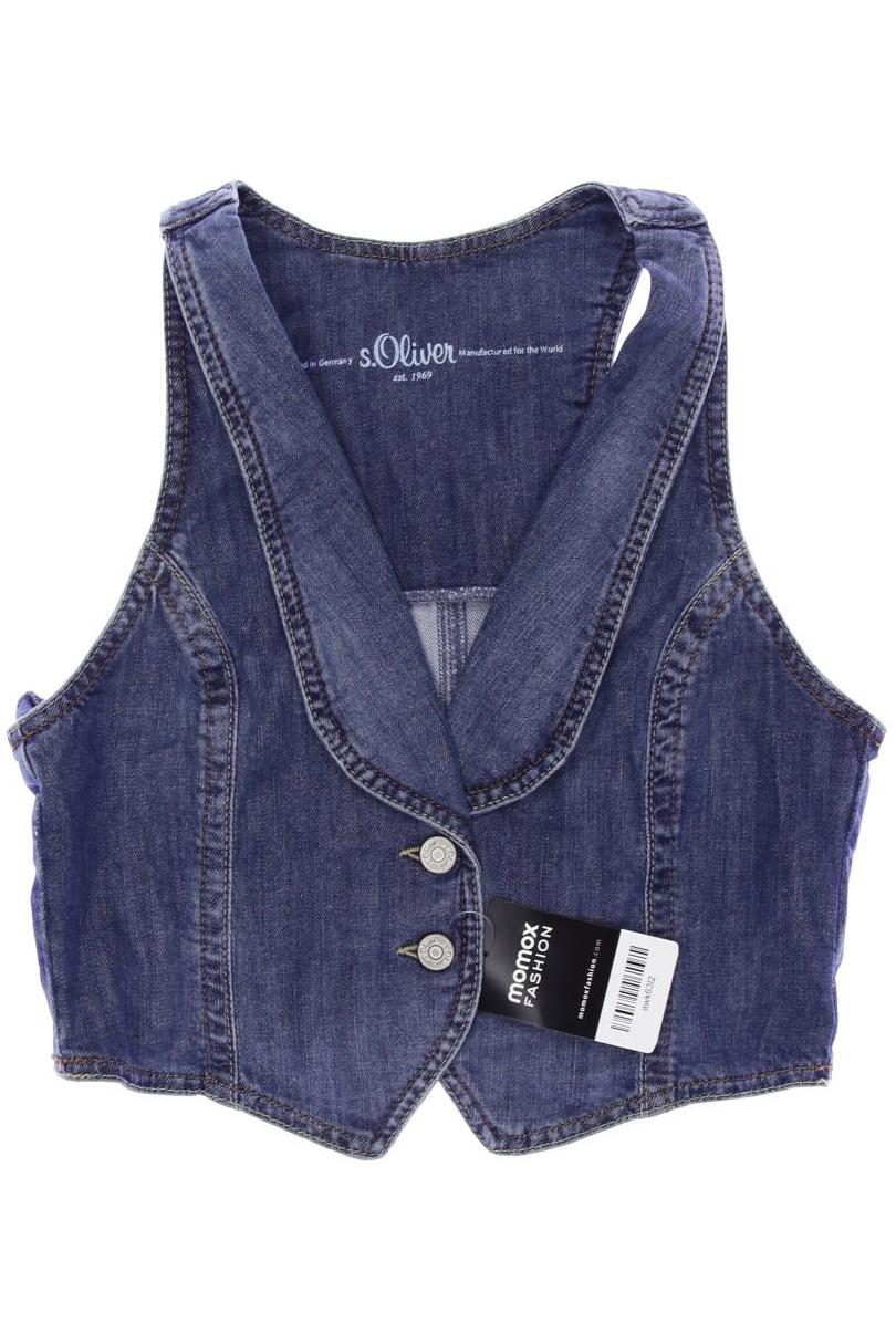 

s.Oliver Damen Weste, marineblau, Gr. 36