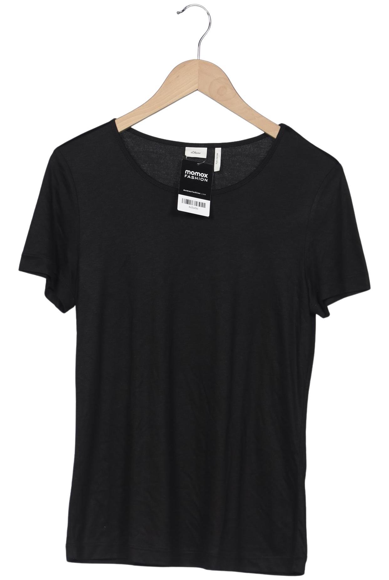 

s.Oliver Damen T-Shirt, schwarz, Gr. 40