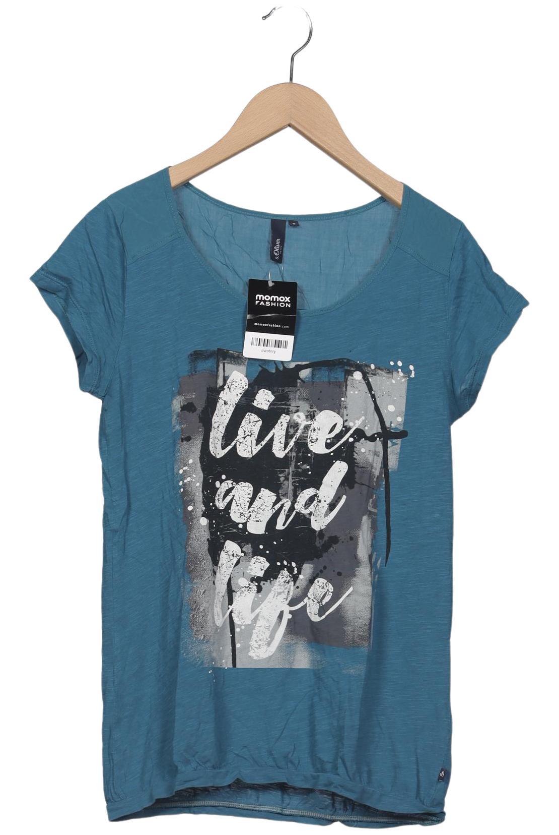 

s.Oliver Damen T-Shirt, türkis, Gr. 36