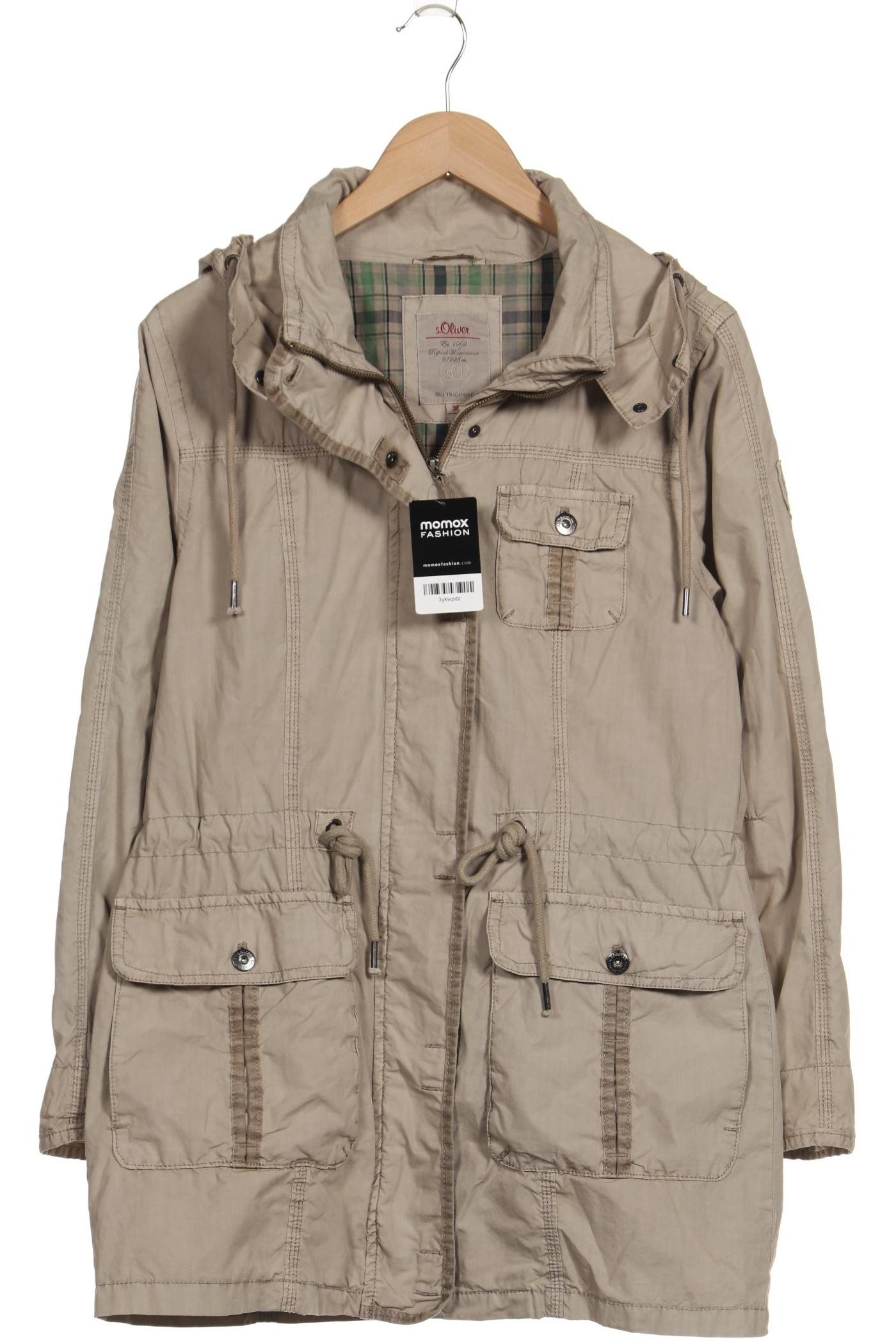 

s.Oliver Damen Mantel, beige, Gr. 38