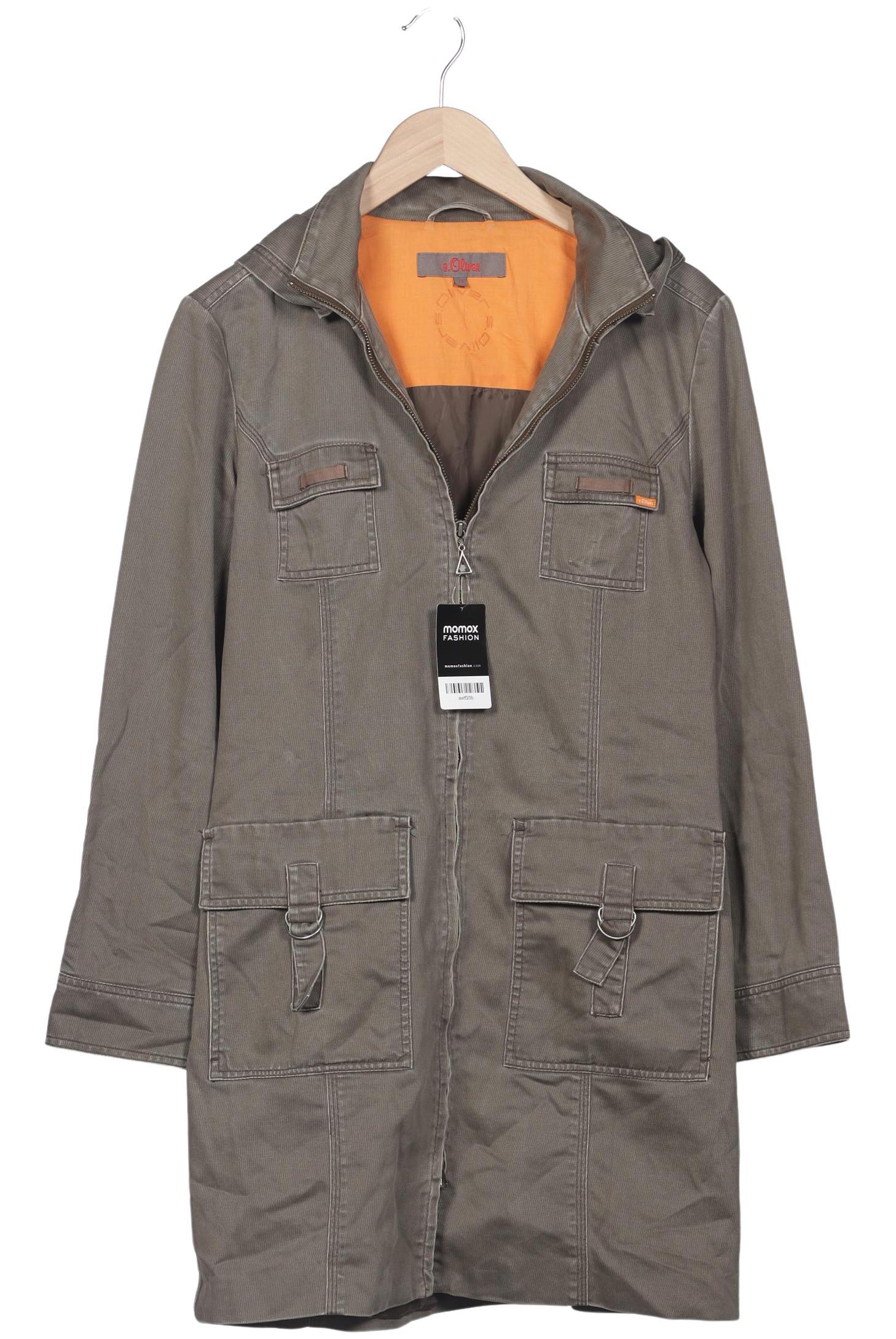 

s.Oliver Damen Mantel, grau, Gr. 38