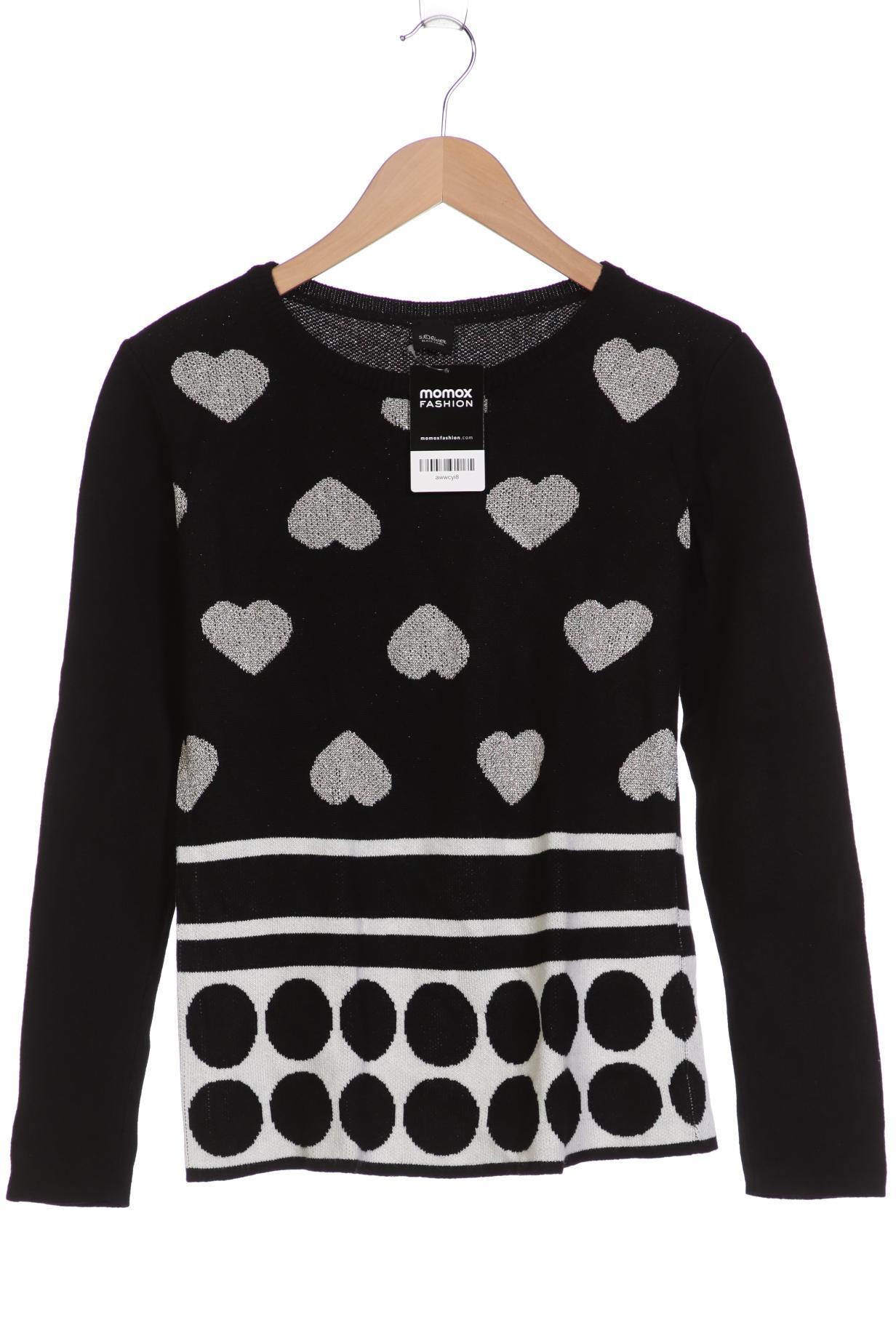 

s.Oliver Damen Pullover, schwarz