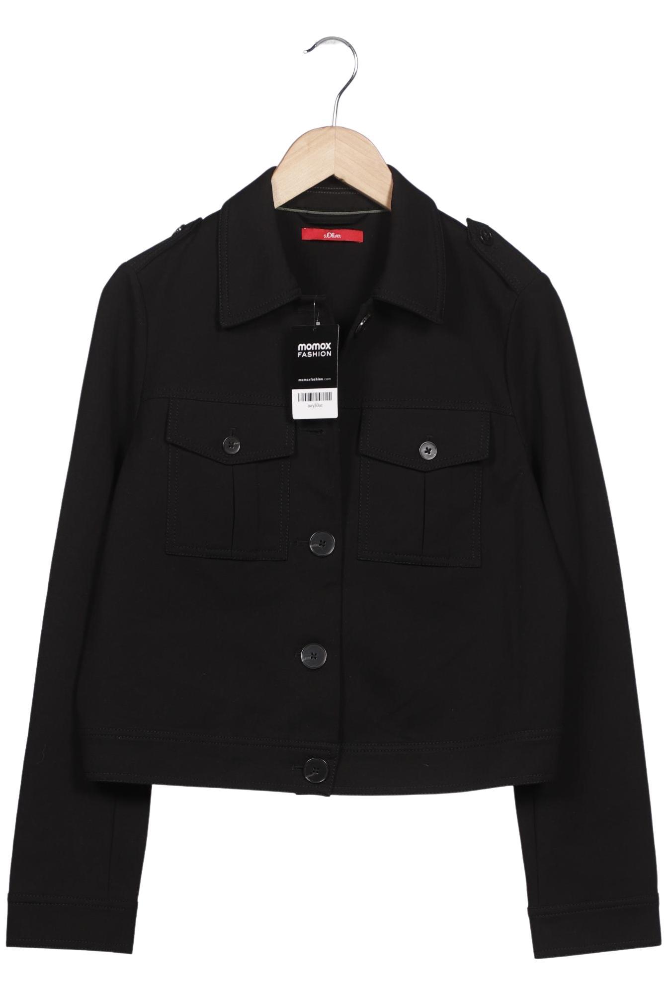 

s.Oliver Damen Jacke, schwarz, Gr. 38