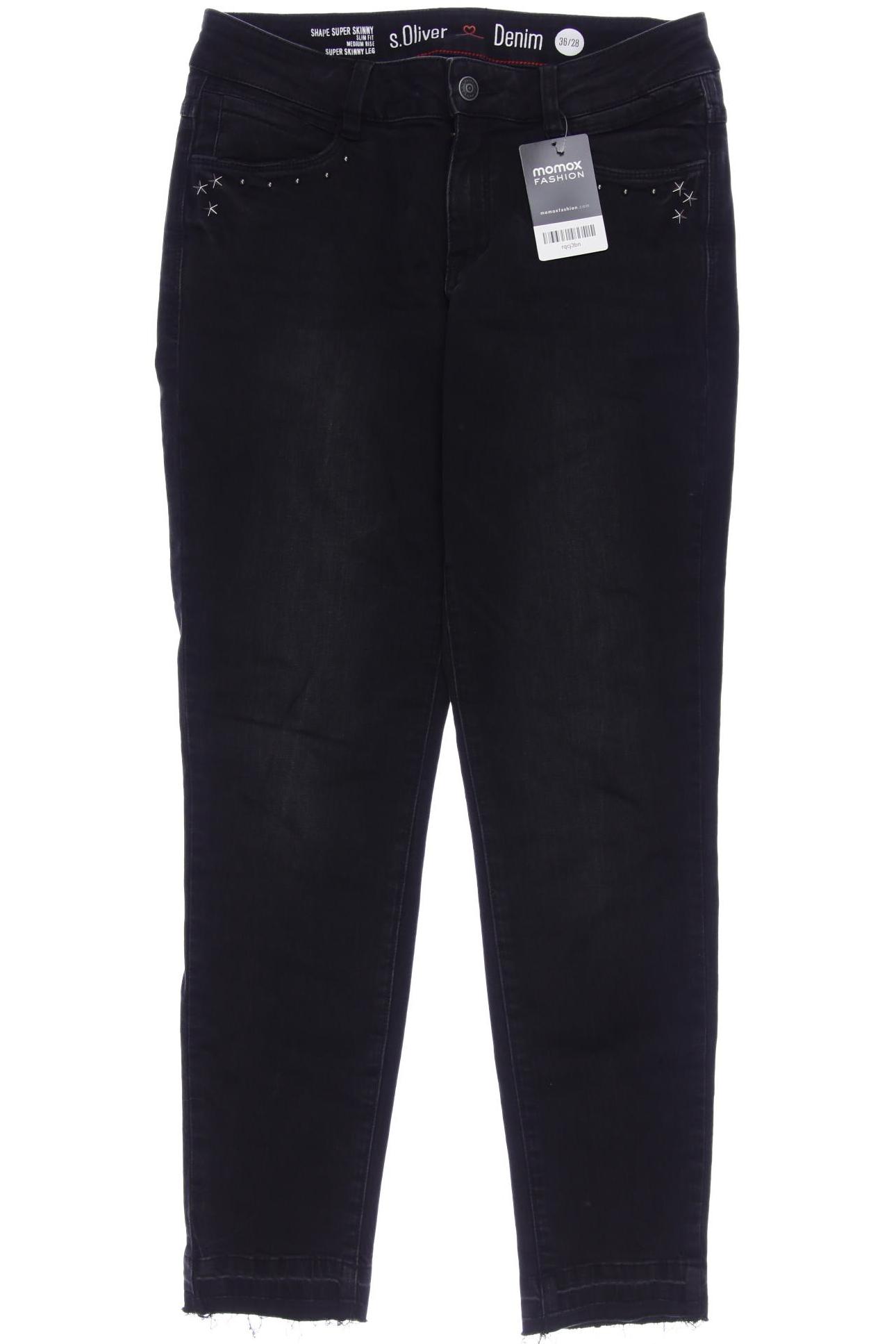 

s.Oliver Damen Jeans, schwarz, Gr. 36
