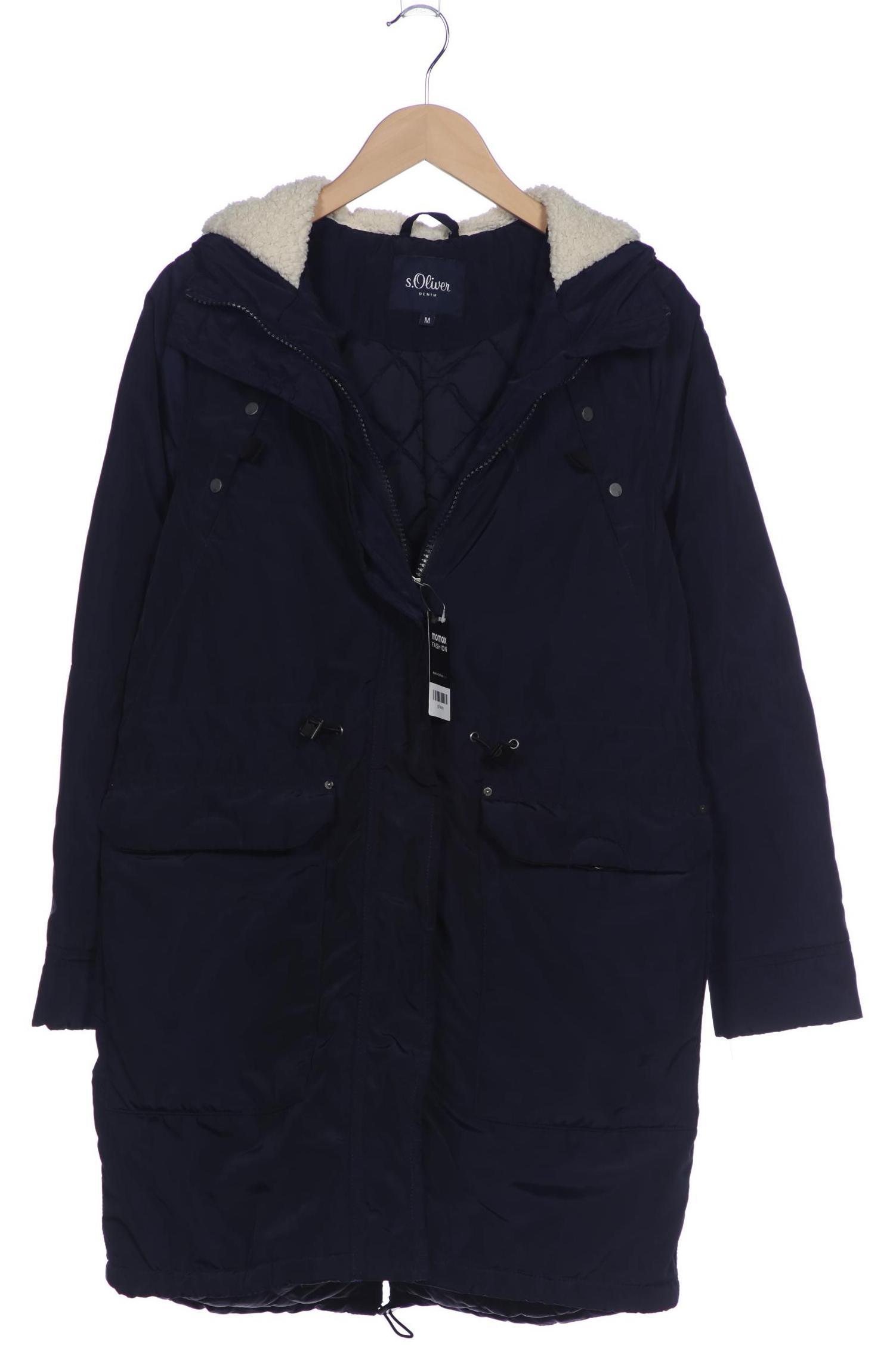

s.Oliver Damen Mantel, marineblau, Gr. 38