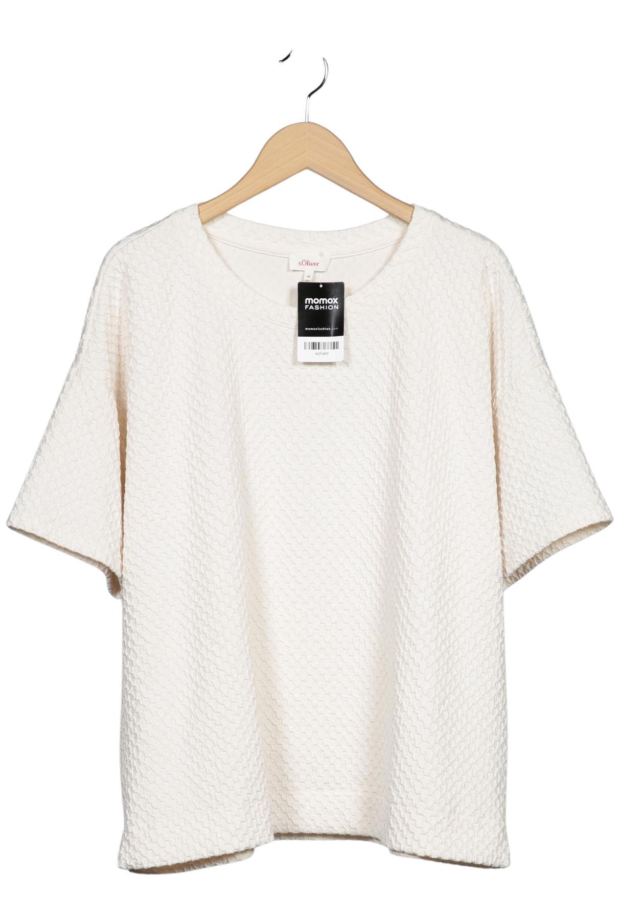 

s.Oliver Damen Sweatshirt, cremeweiß, Gr. 46