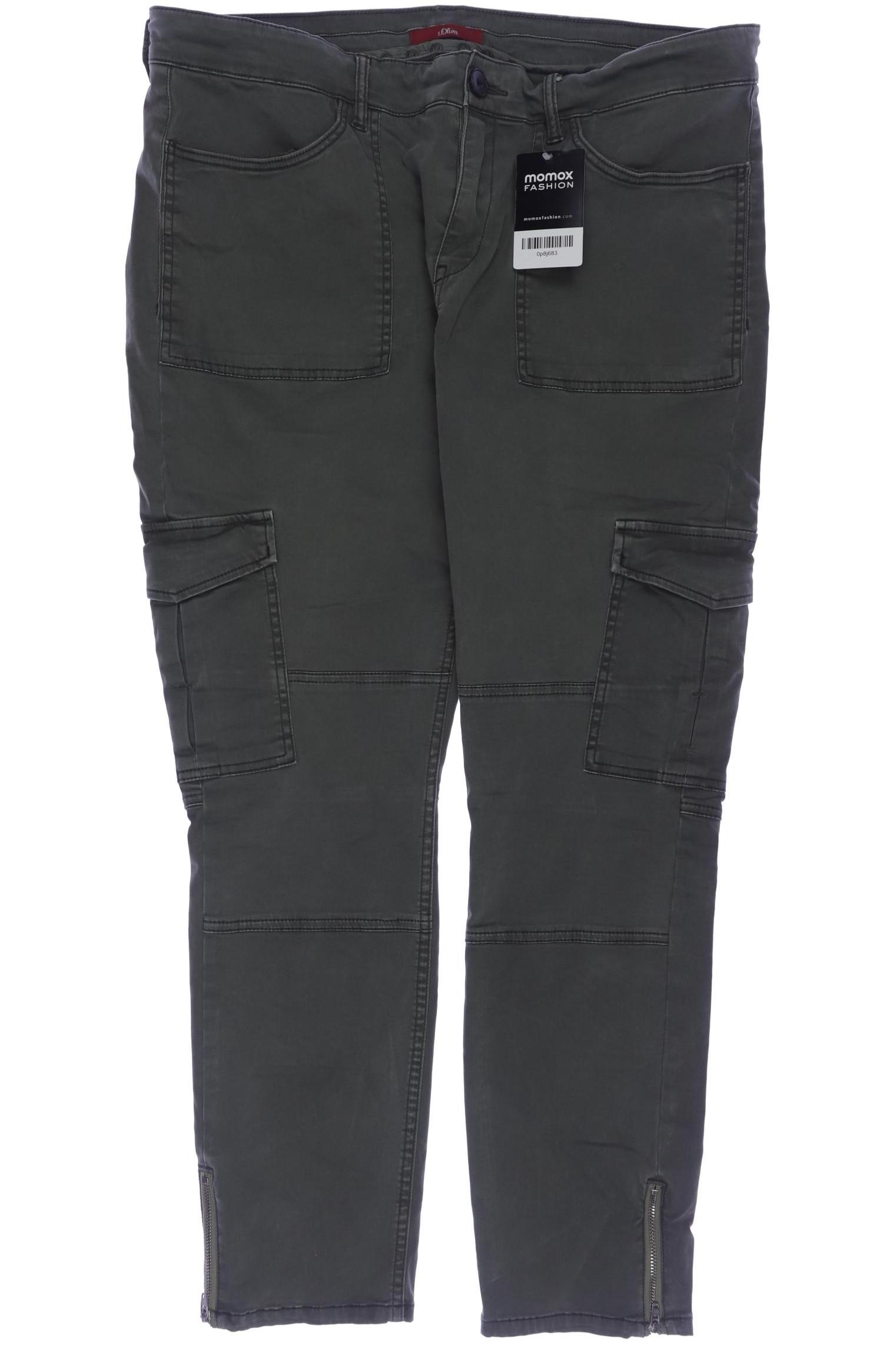 

s.Oliver Damen Stoffhose, grün, Gr. 44