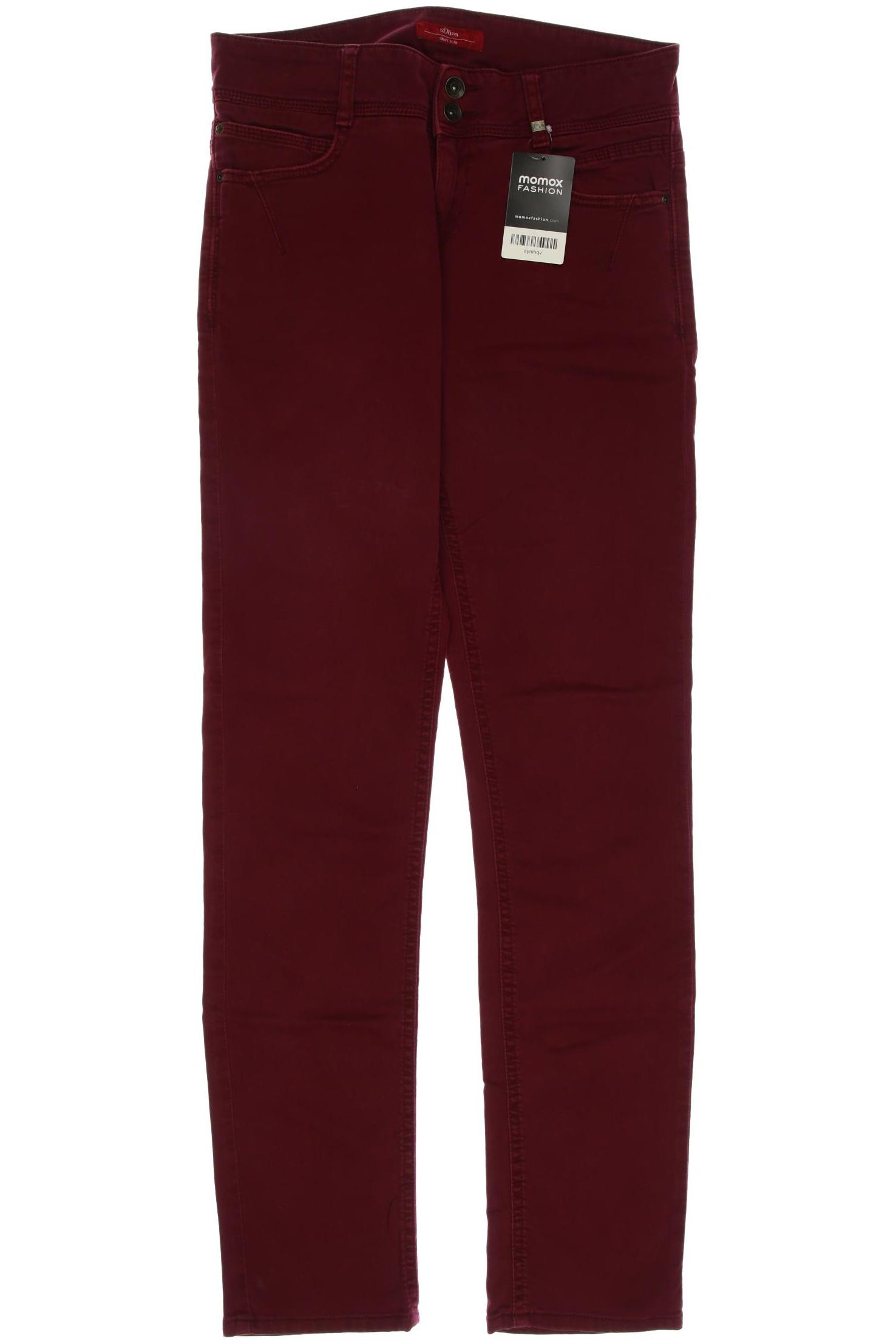 

s.Oliver Damen Jeans, bordeaux