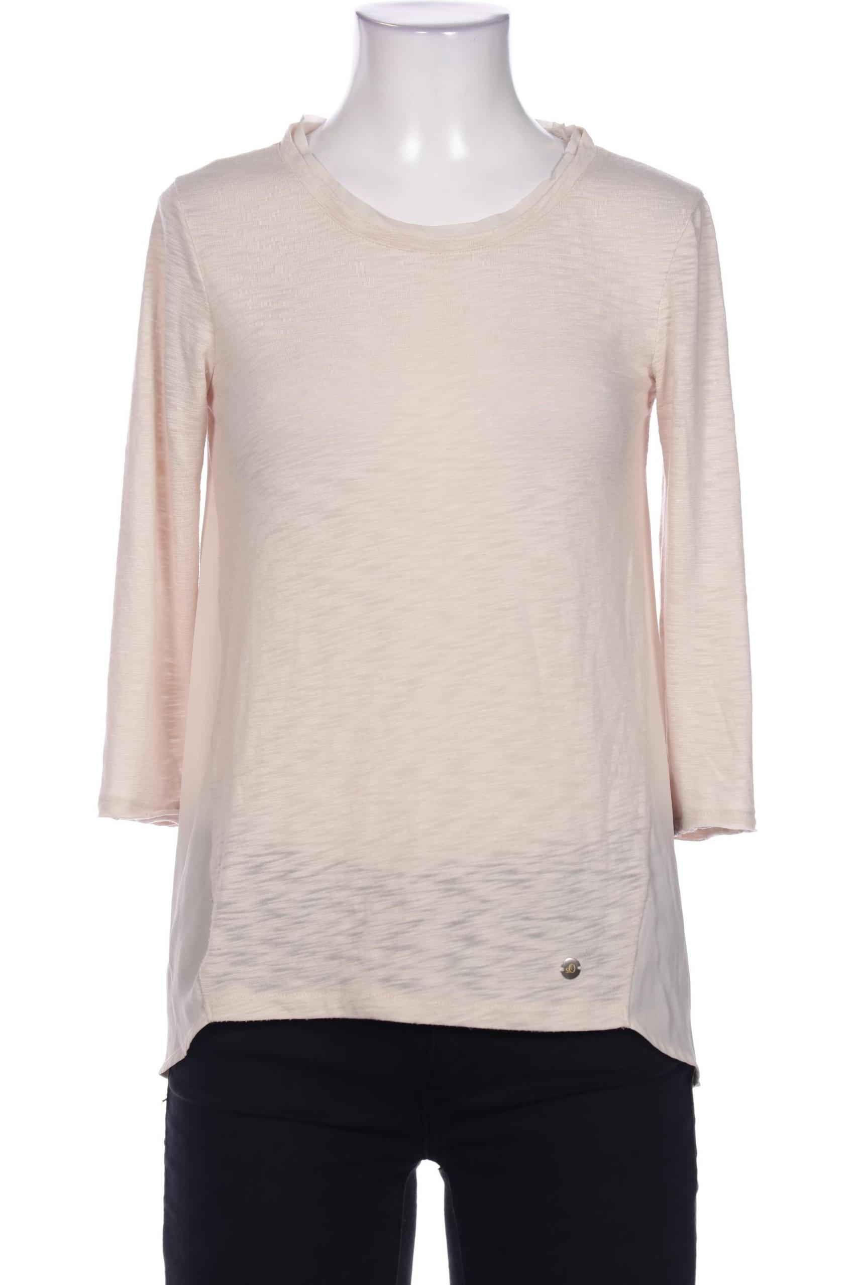 

s.Oliver Damen Langarmshirt, cremeweiß, Gr. 34