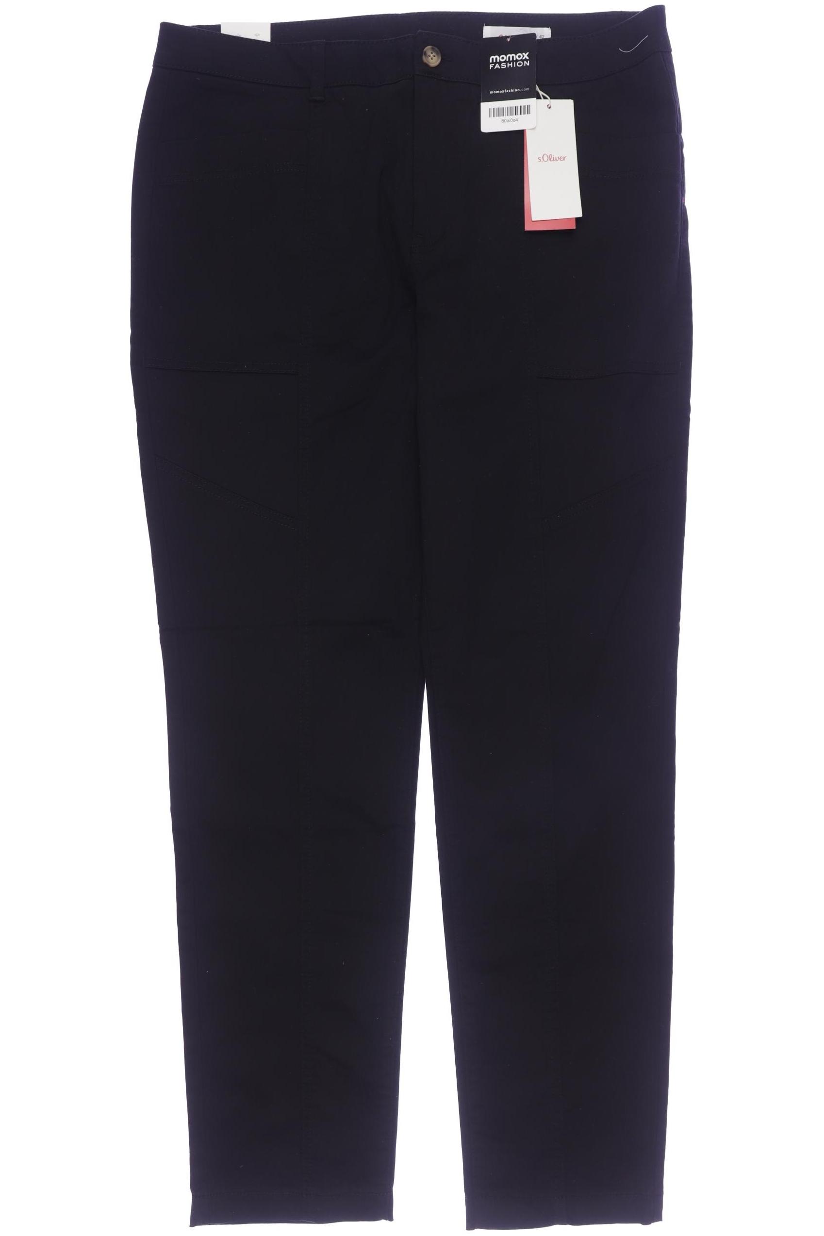 

s.Oliver Damen Stoffhose, schwarz, Gr. 42