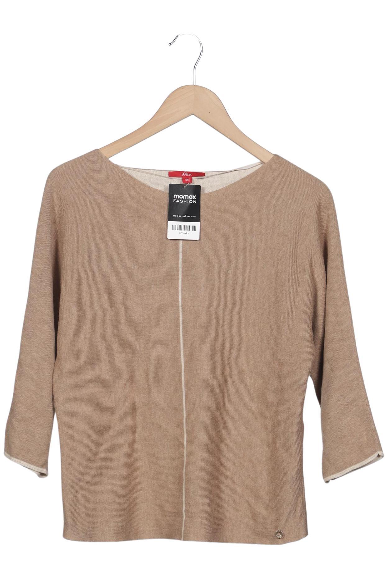 

s.Oliver Damen Pullover, beige, Gr. 36