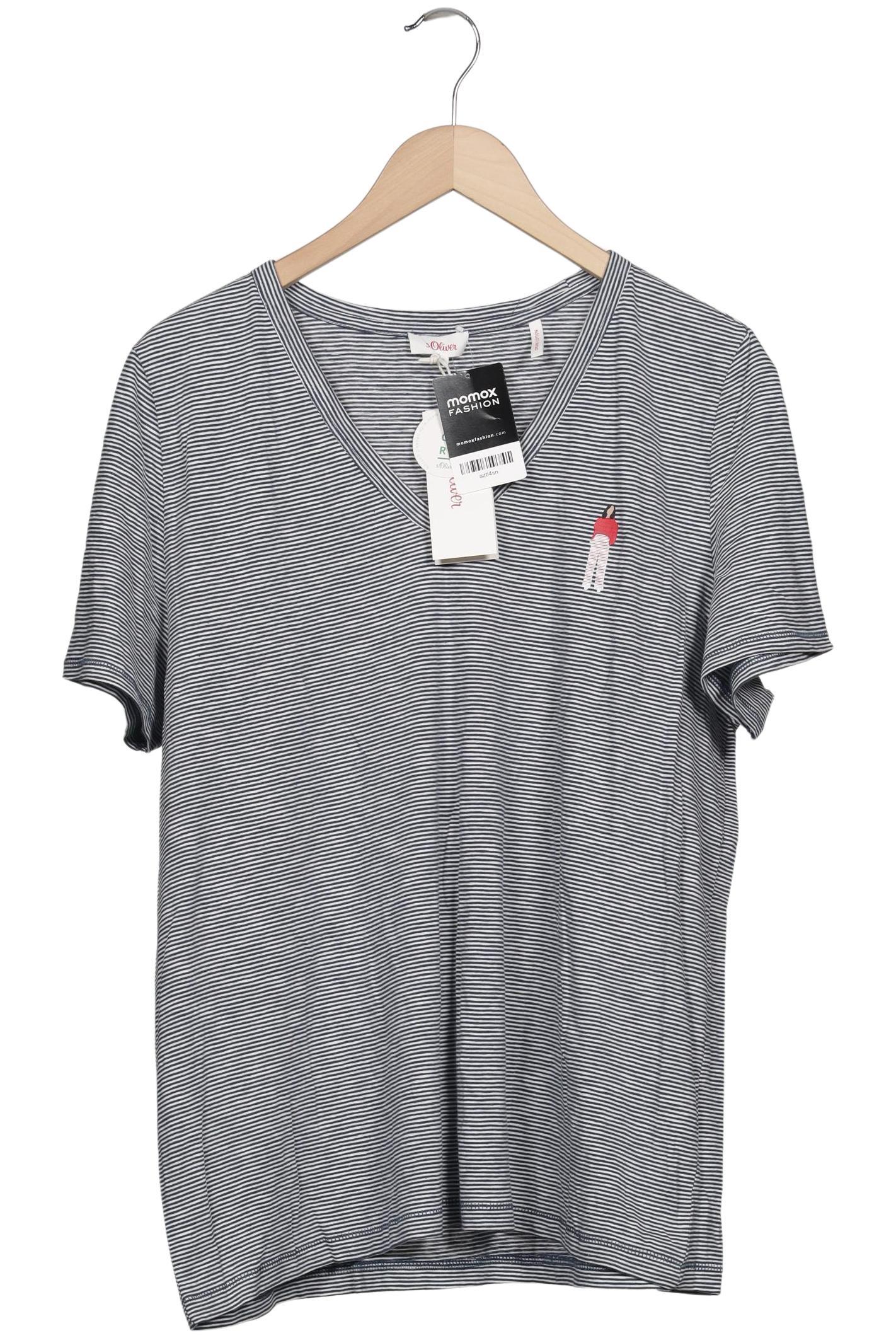 Thumbnail - s.Oliver Damen T-Shirt, marineblau, Gr. 46