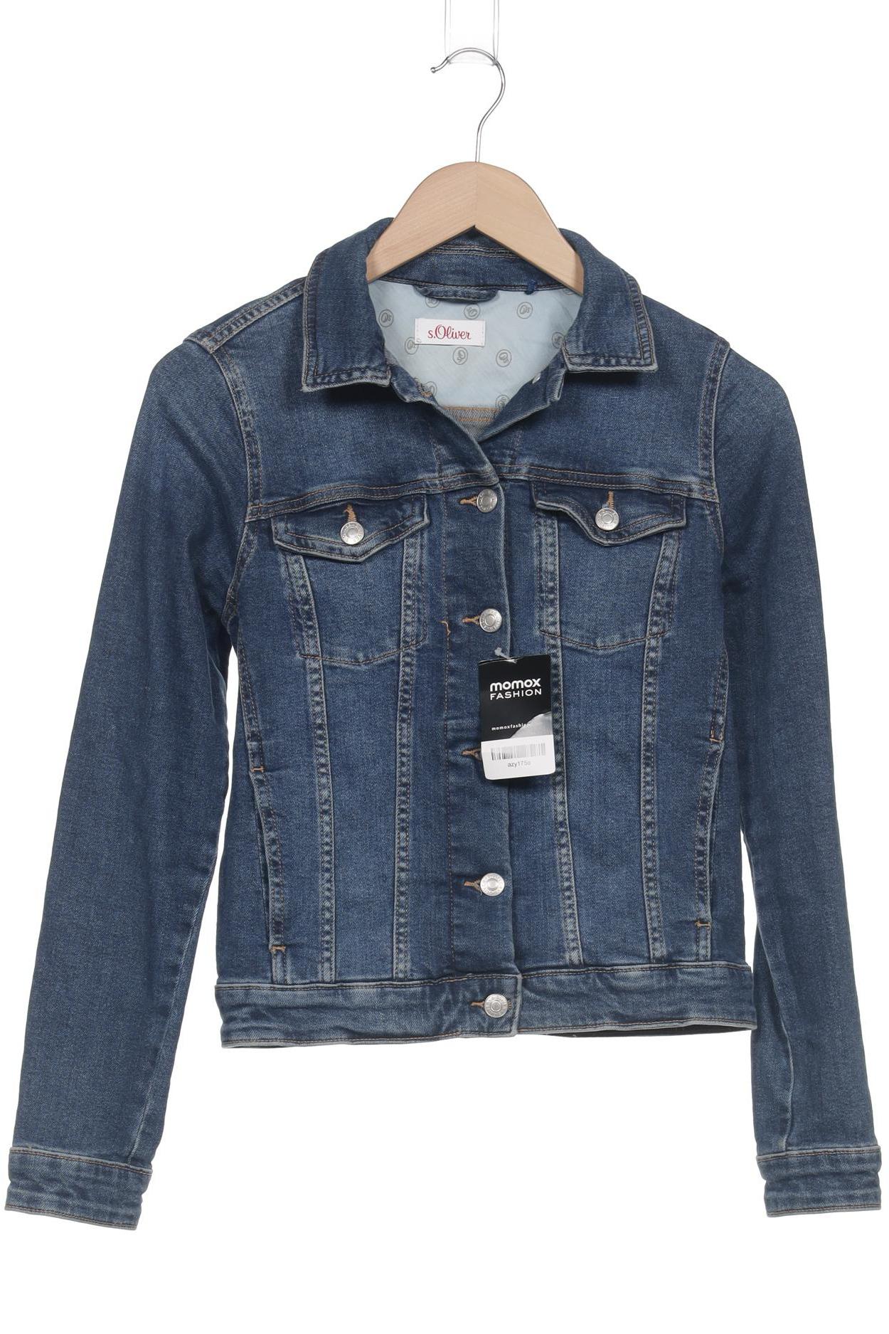 

s.Oliver Damen Jacke, blau, Gr. 34