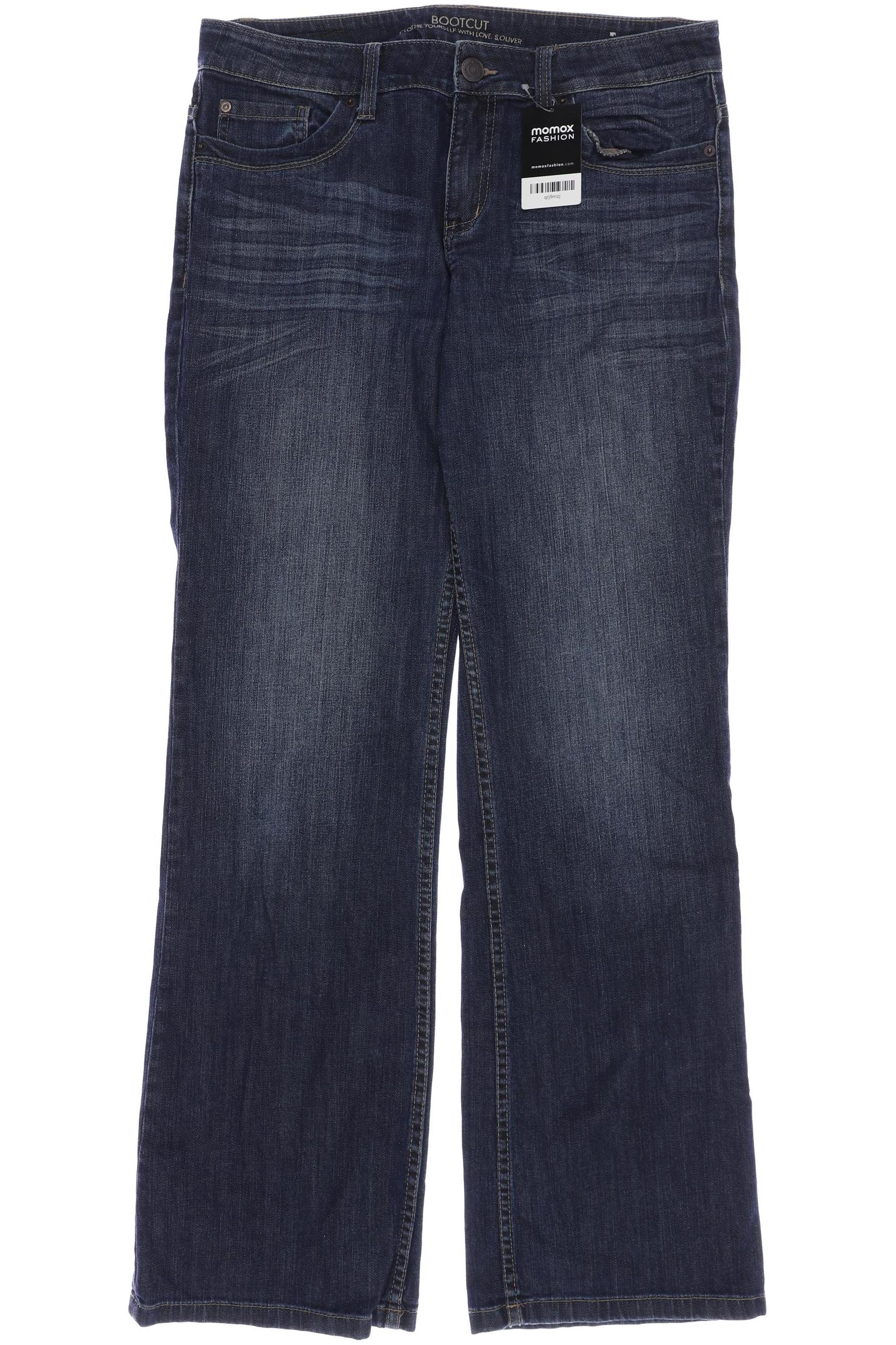 

s.Oliver Damen Jeans, marineblau