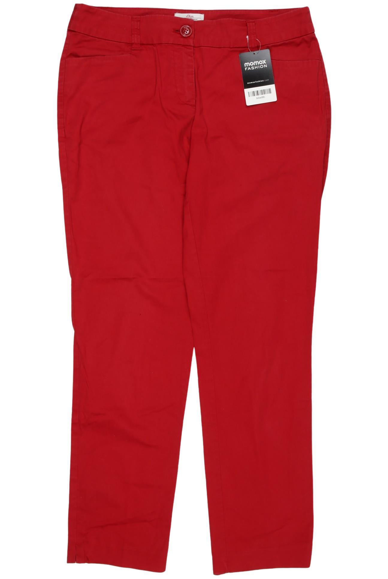 

s.Oliver Damen Stoffhose, rot, Gr. 38
